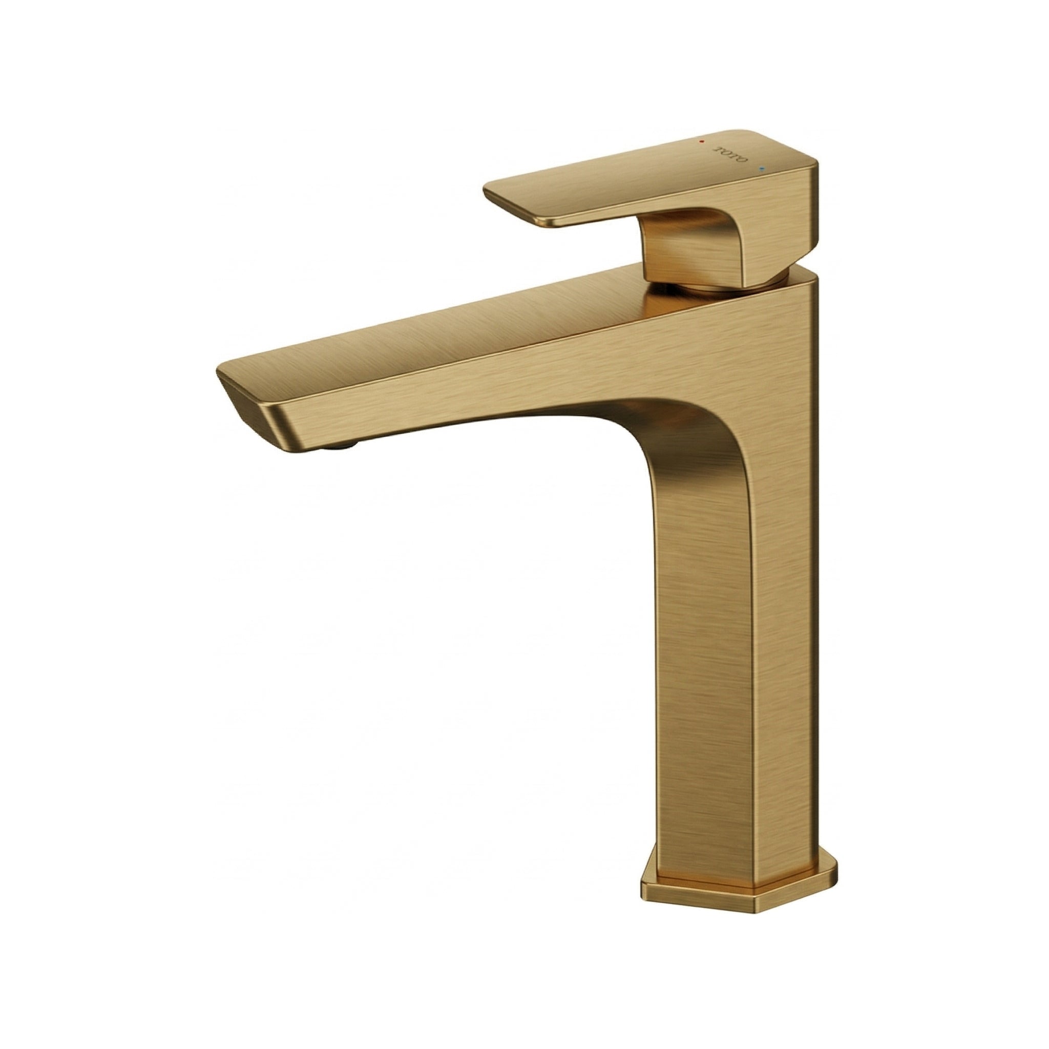 TOTO GE SEMI TALL BASIN MIXER 215MM BRUSHED FRENCH GOLD