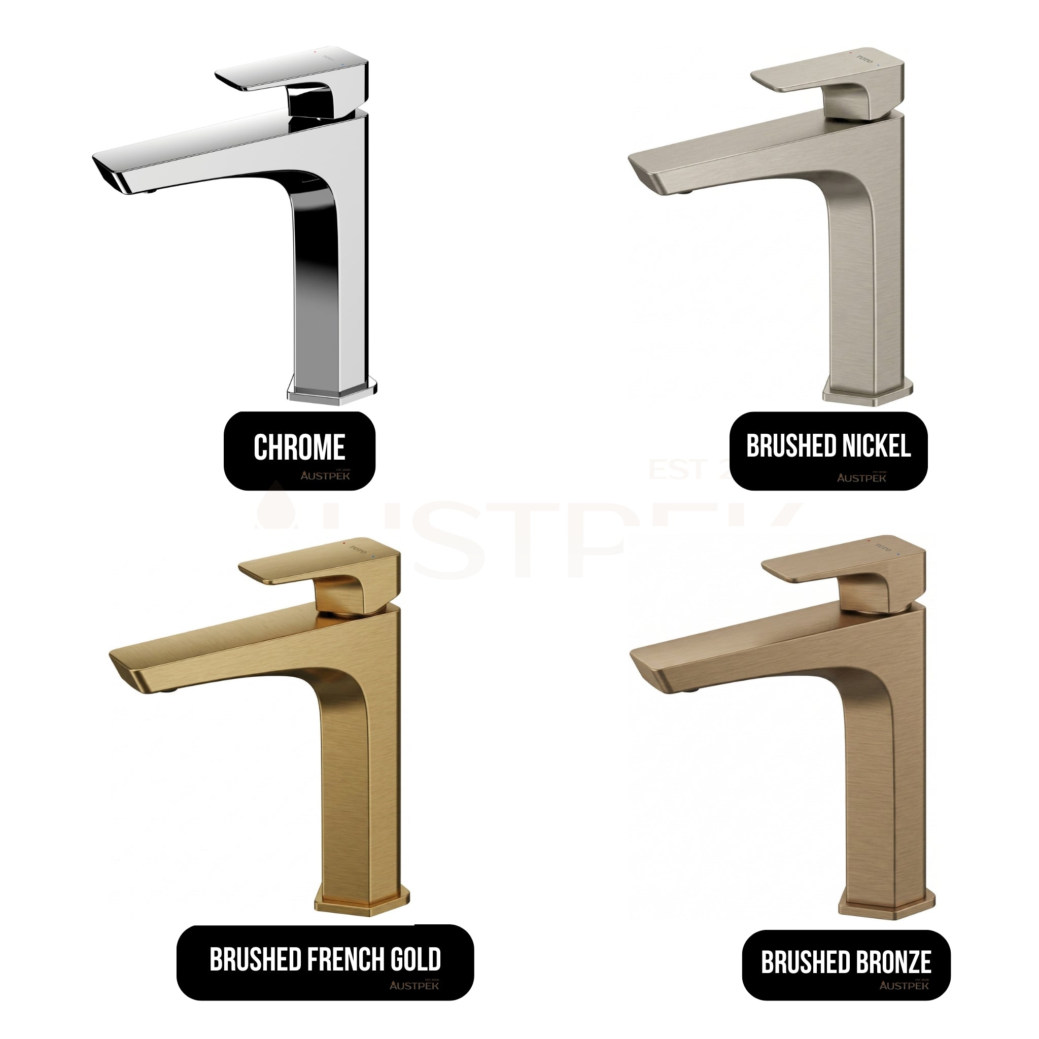 TOTO GE SEMI TALL BASIN MIXER 215MM BRUSHED BRONZE