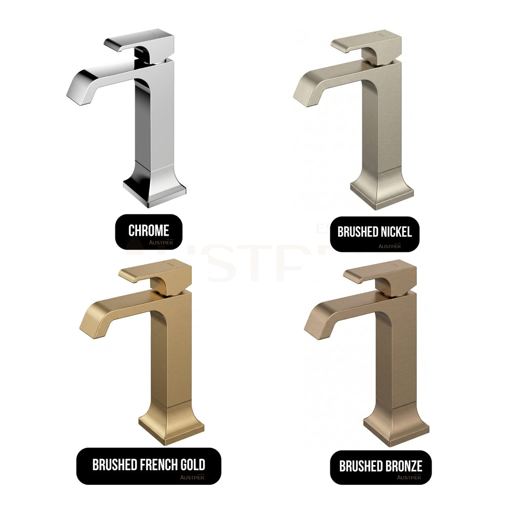 TOTO GC SEMI TALL BASIN MIXER 220MM BRUSHED FRENCH GOLD