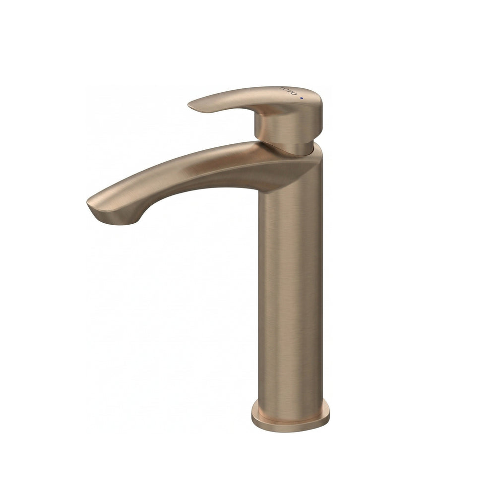TOTO GM SEMI TALL BASIN MIXER 230MM BRUSHED BRONZE