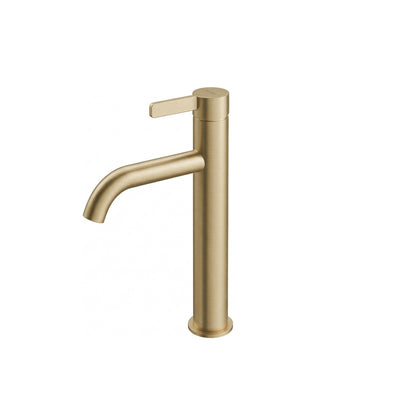 TOTO GF SEMI TALL BASIN MIXER 251MM BRUSHED FRENCH GOLD