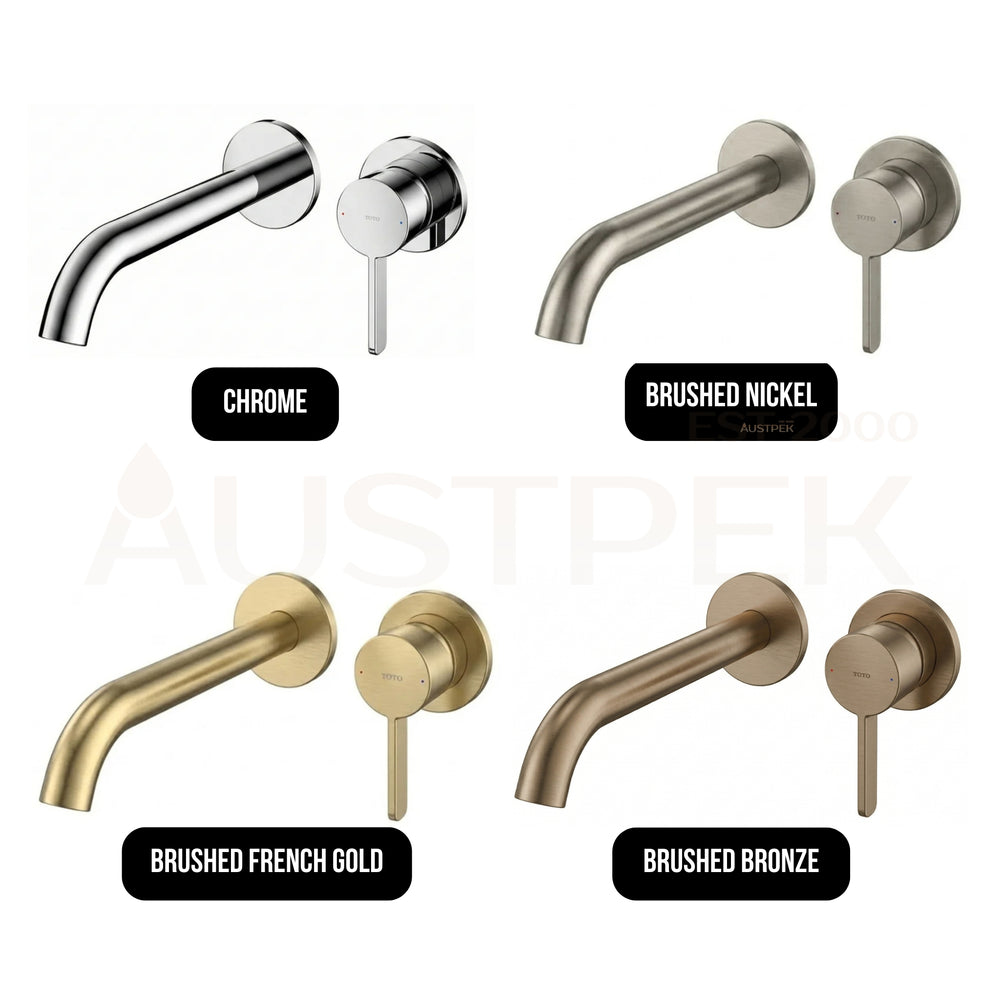 TOTO GF LONG SPOUT WALL BASIN MIXER CHROME