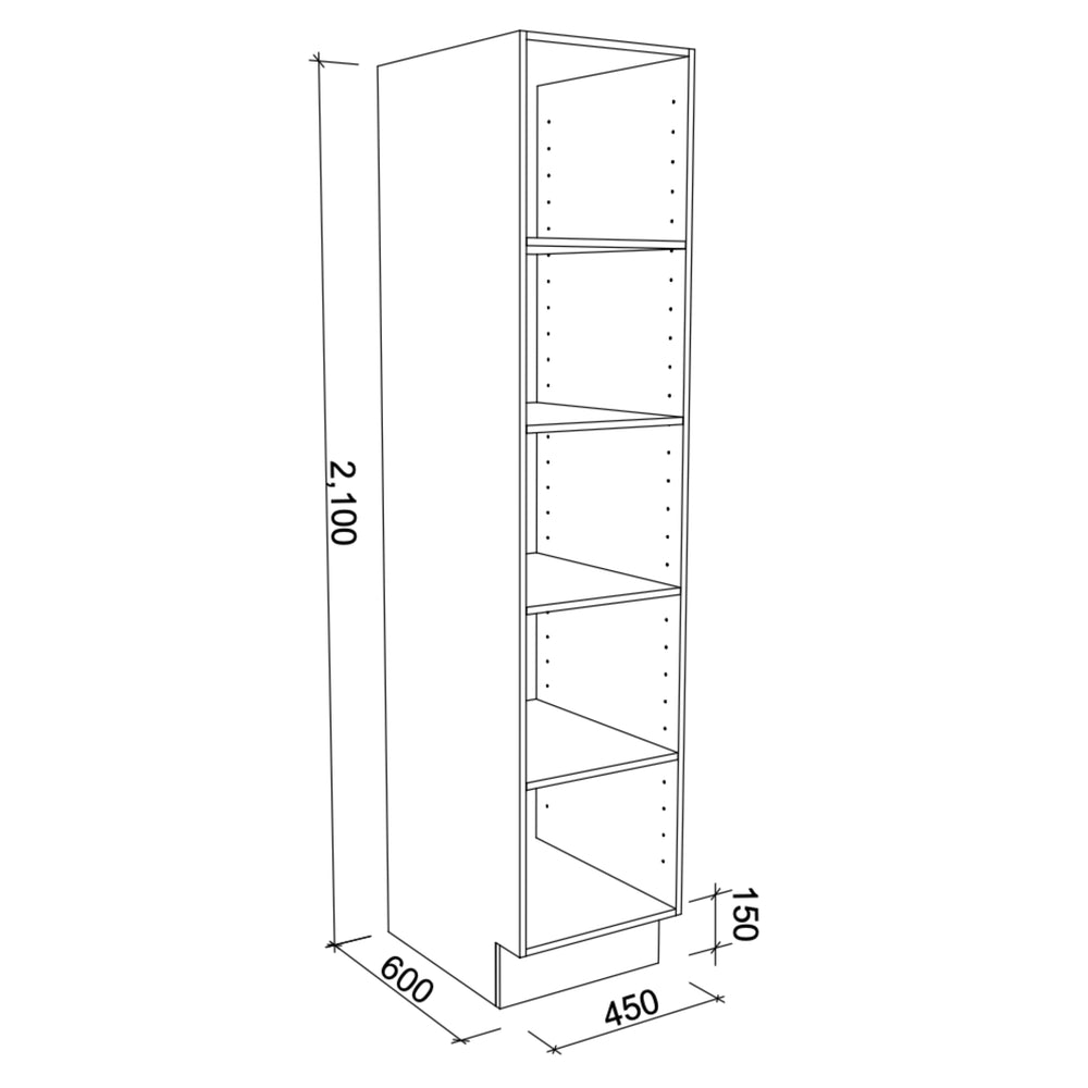 TIMBERLINE CUSTOM LAUNDRY TALL CABINET 2100MM
