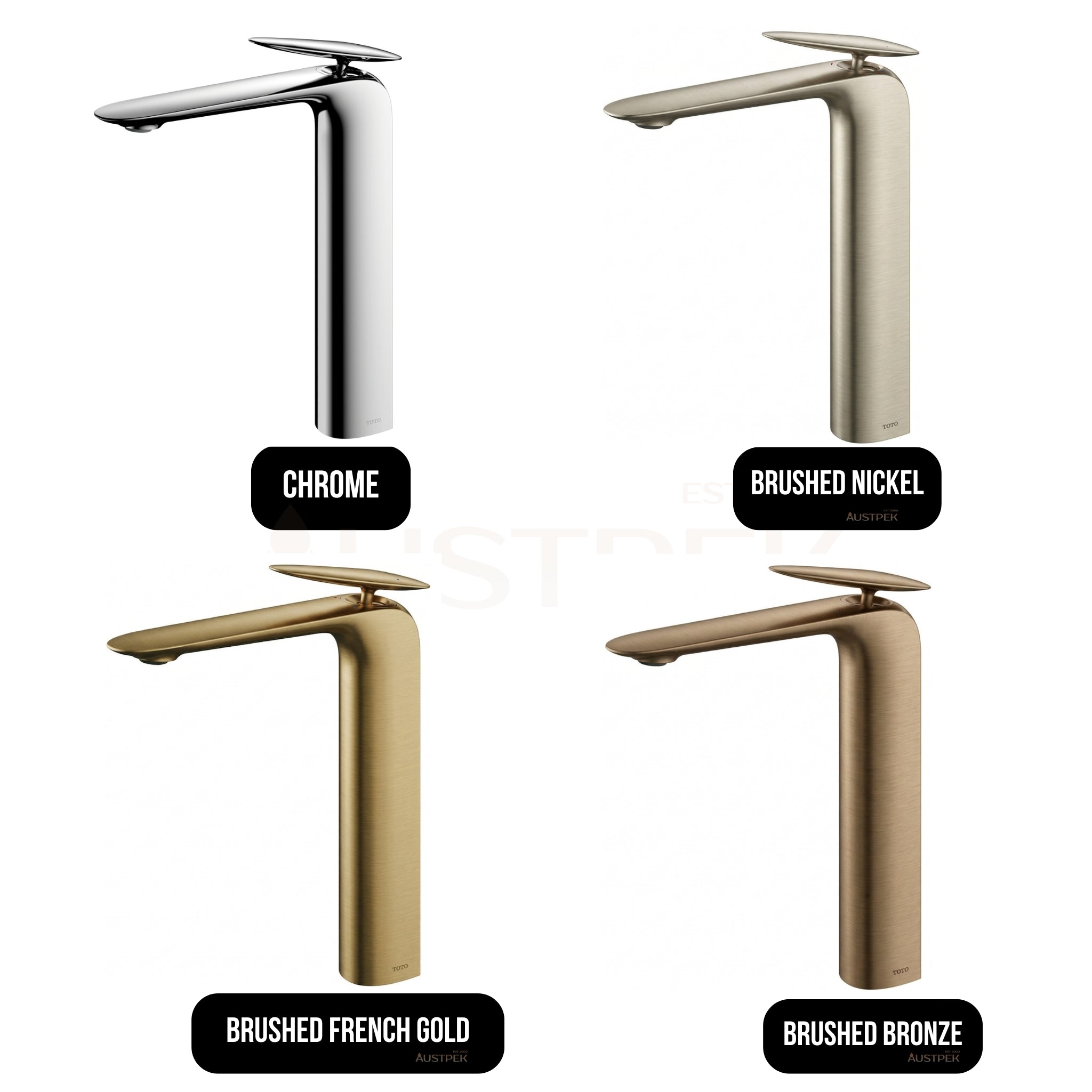 TOTO ZA BASIN MIXER 288MM BRUSHED BRONZE