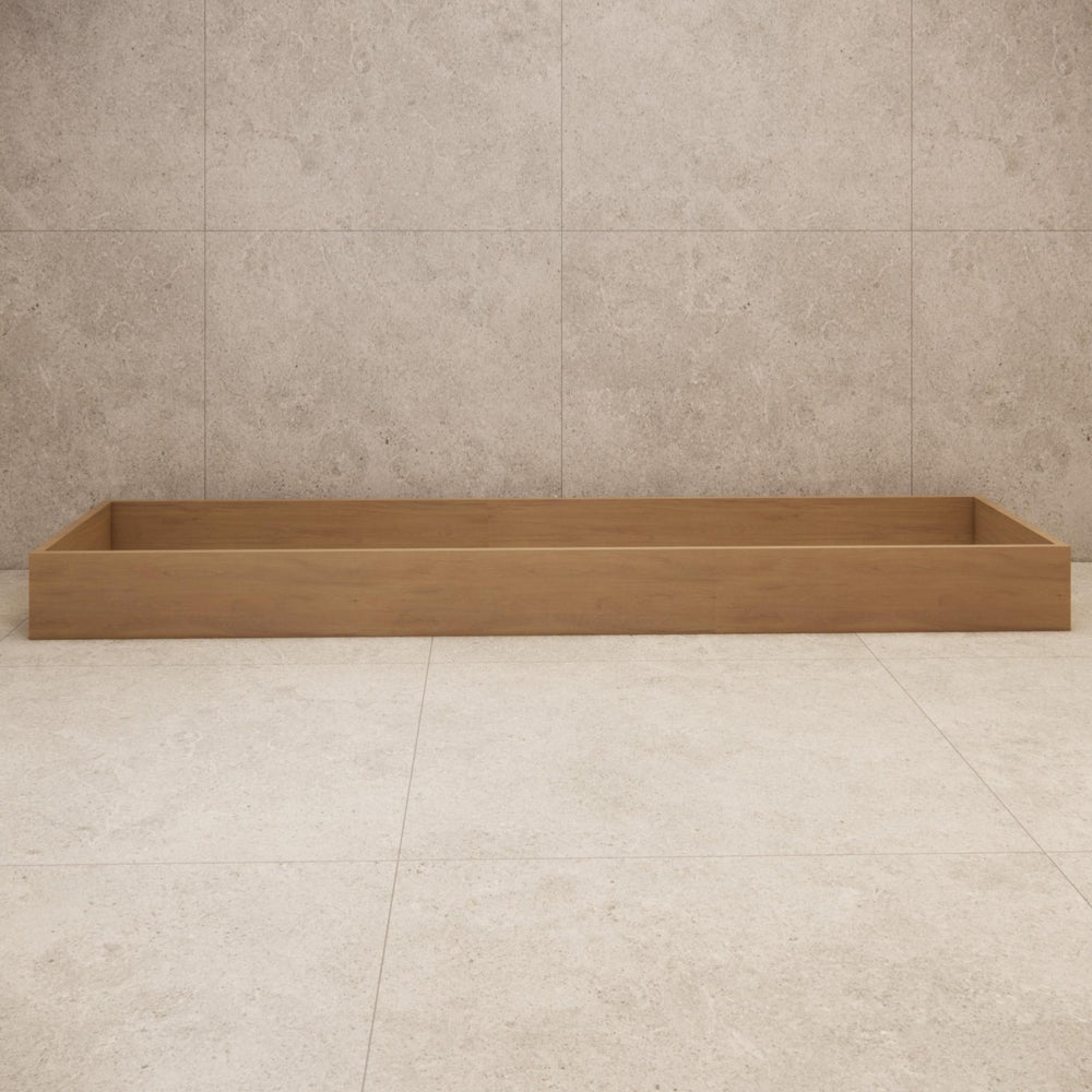 RIVA TOFINO COASTAL OAK 1500MM DOUBLE BOWL FLOOR STANDING VANITY WITH KICKBOARD