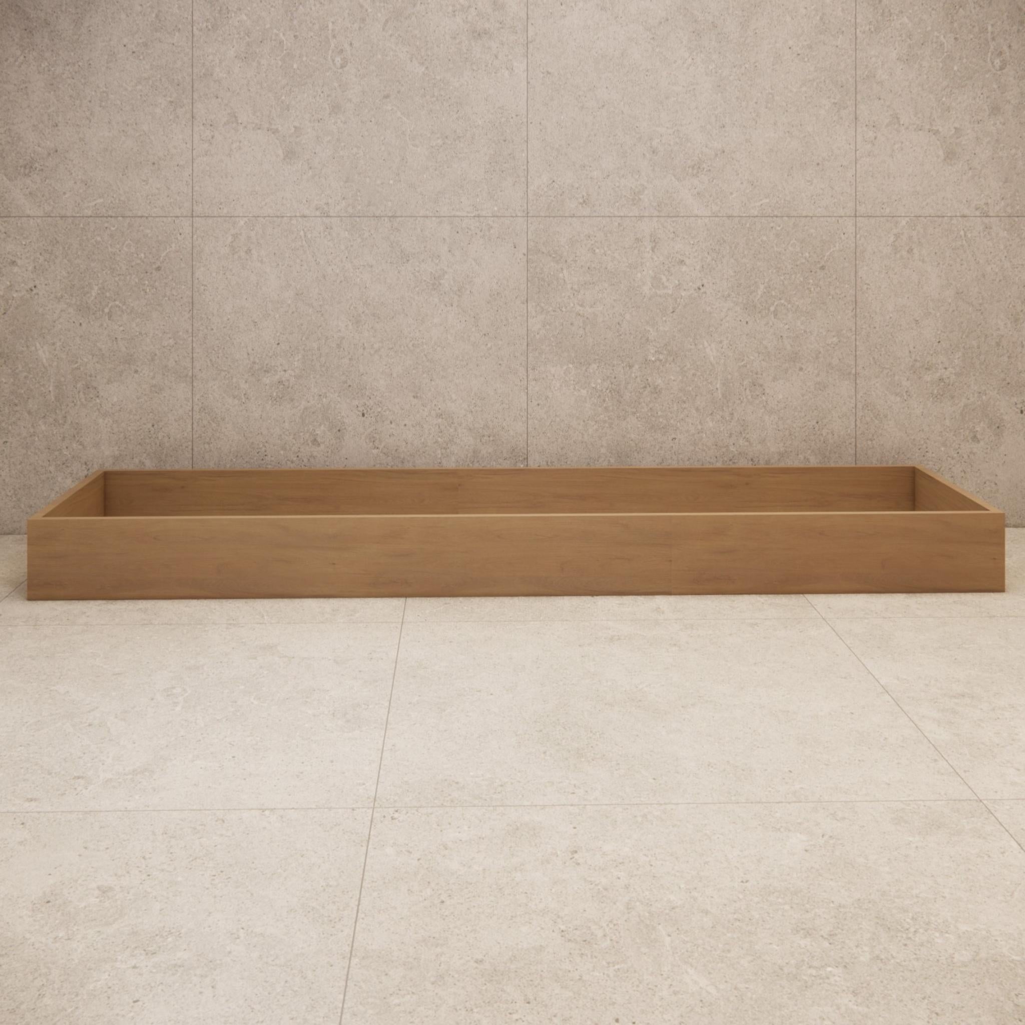 RIVA TOFINO COASTAL OAK 1500MM DOUBLE BOWL FLOOR STANDING VANITY WITH KICKBOARD