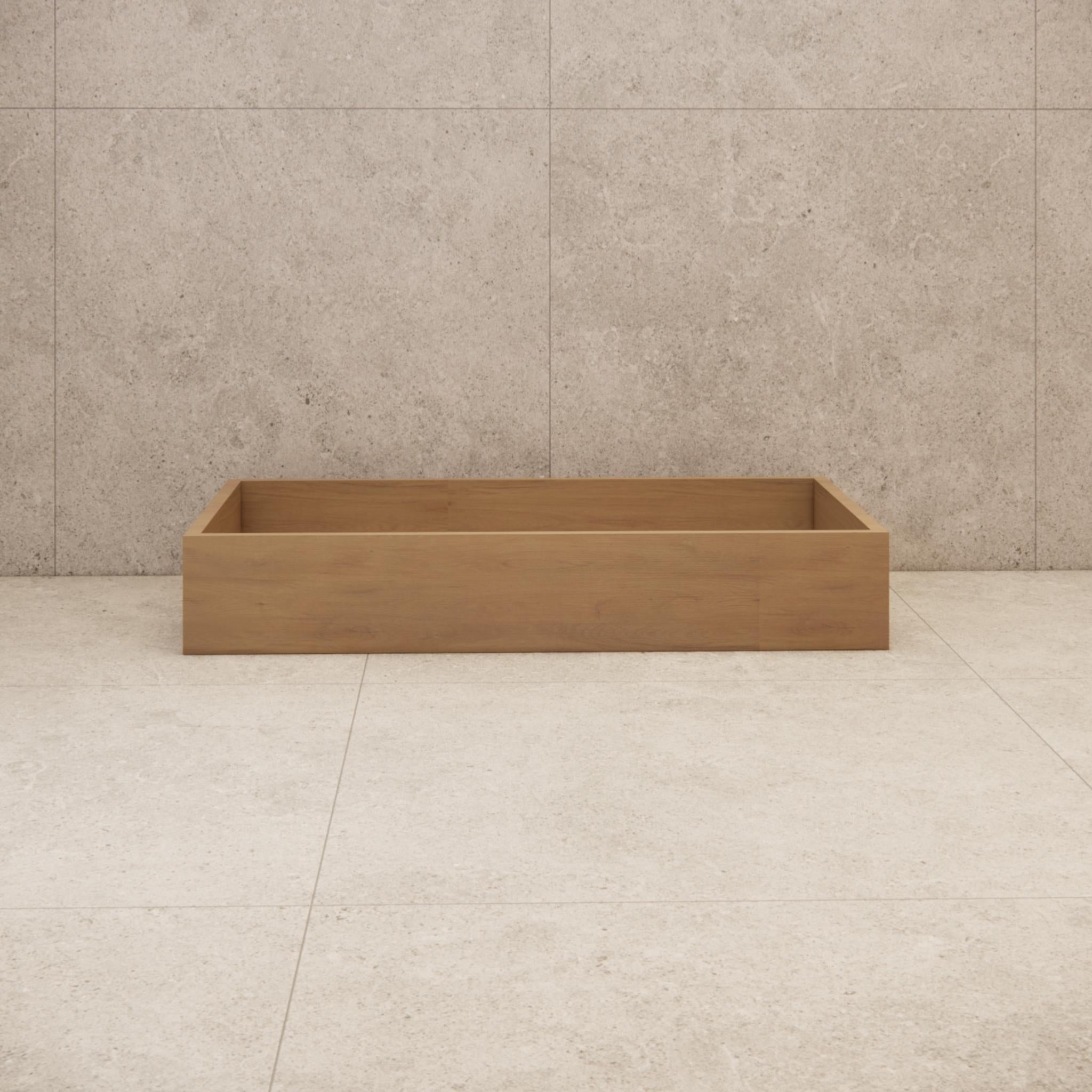 RIVA TOFINO COASTAL OAK 750MM SINGLE BOWL FLOOR STANDING VANITY WITH KICKBOARD (AVAILABLE IN LEFT HAND DRAWER AND RIGHT HAND DRAWER)