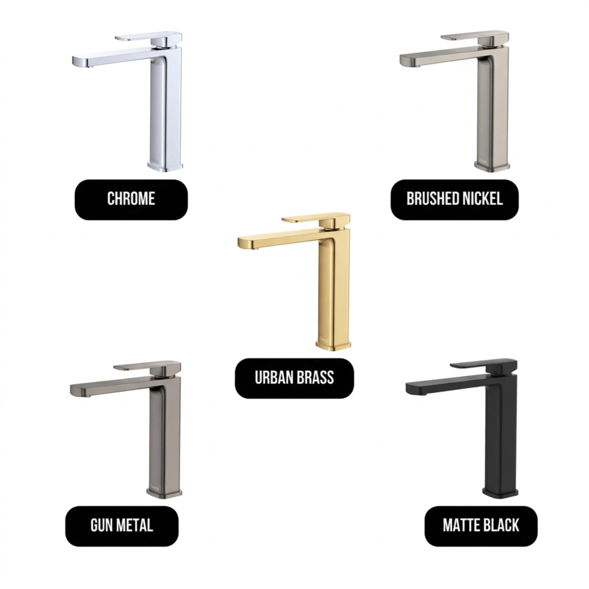 FIENZA TONO BASIN MIXER 207MM MATTE BLACK