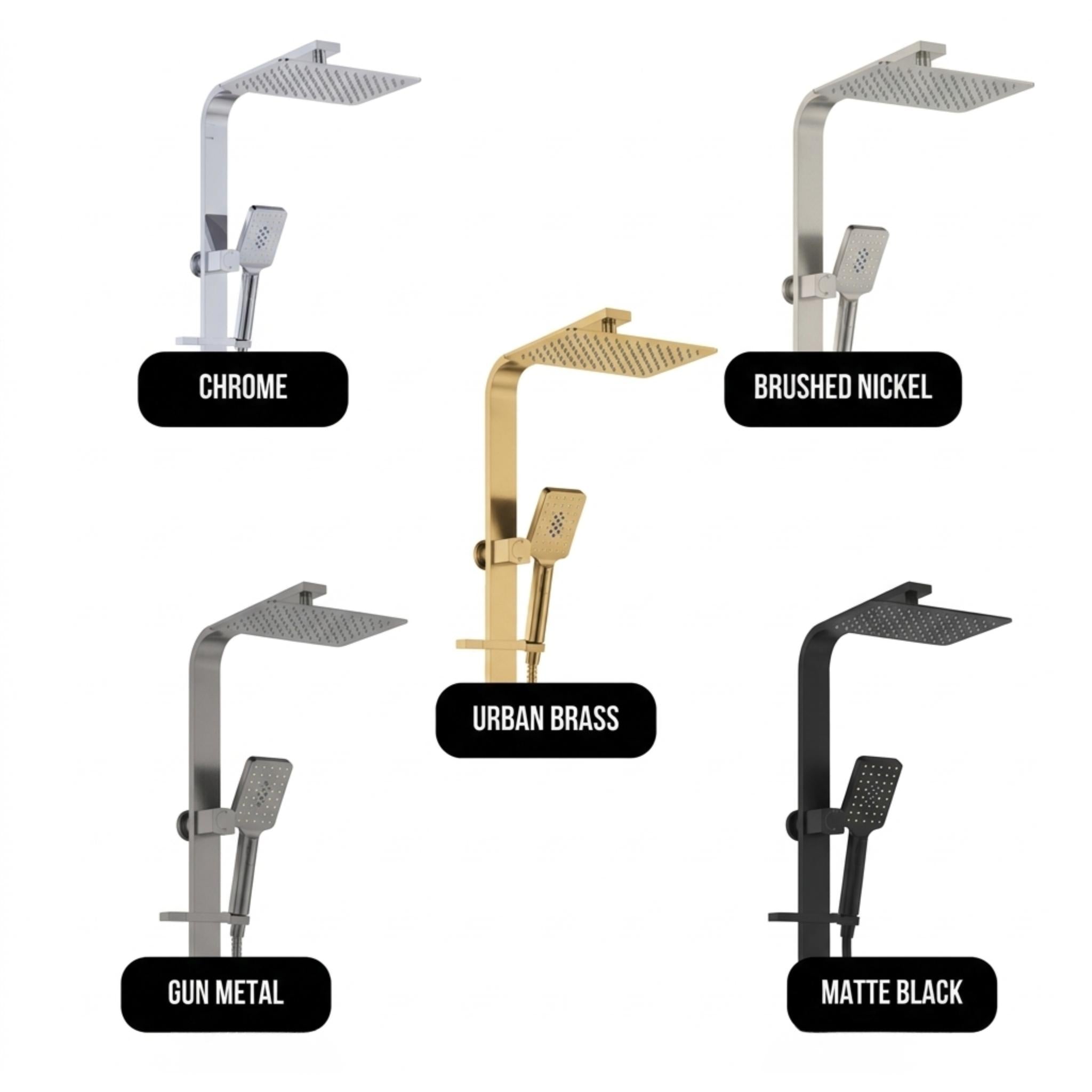 FIENZA TONO DELUXE TWIN SHOWER CHROME