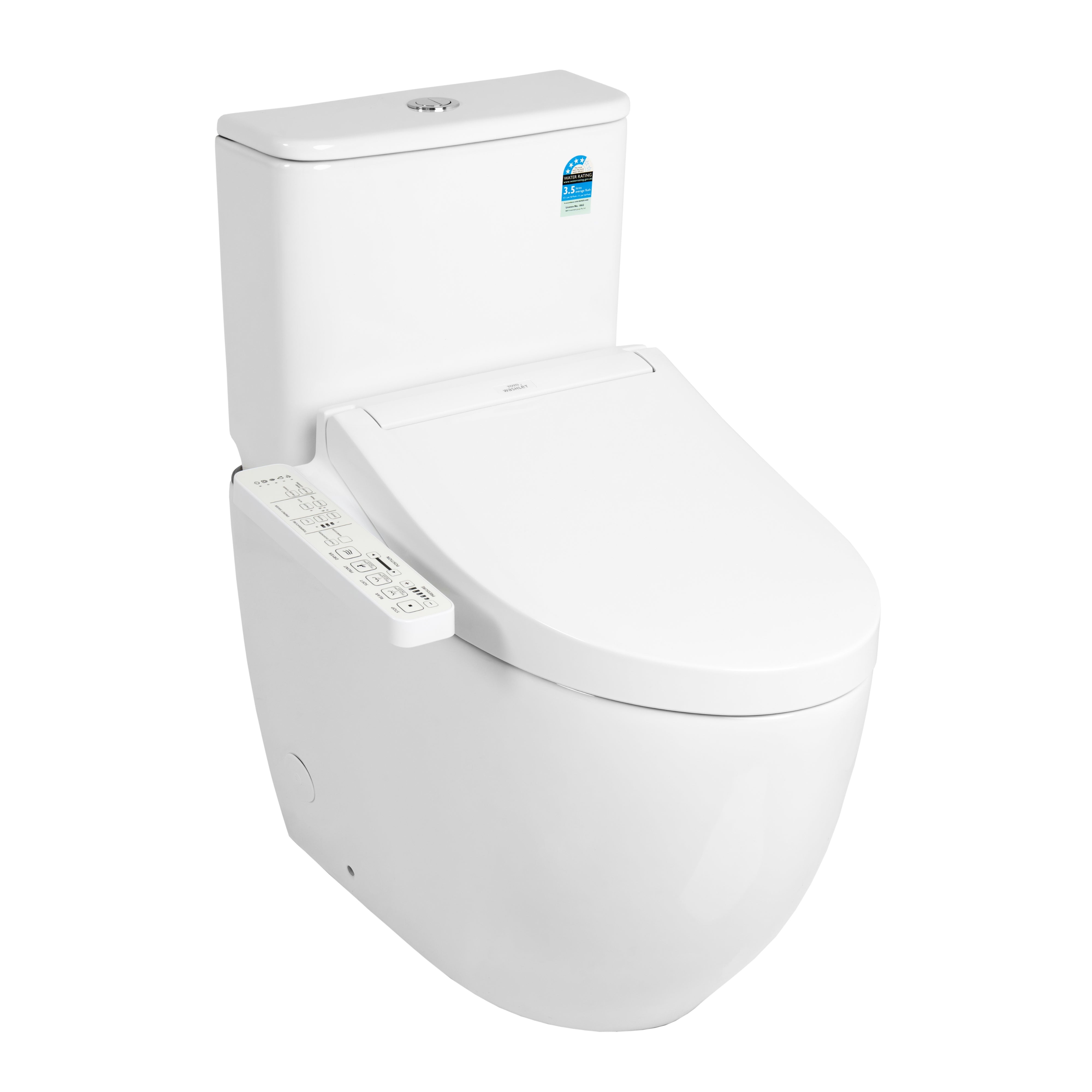 TOTO C2 WASHLET W/ SIDE CONTROL AND BTW TOILET SUITE PACKAGE ELONGATED GLOSS WHITE