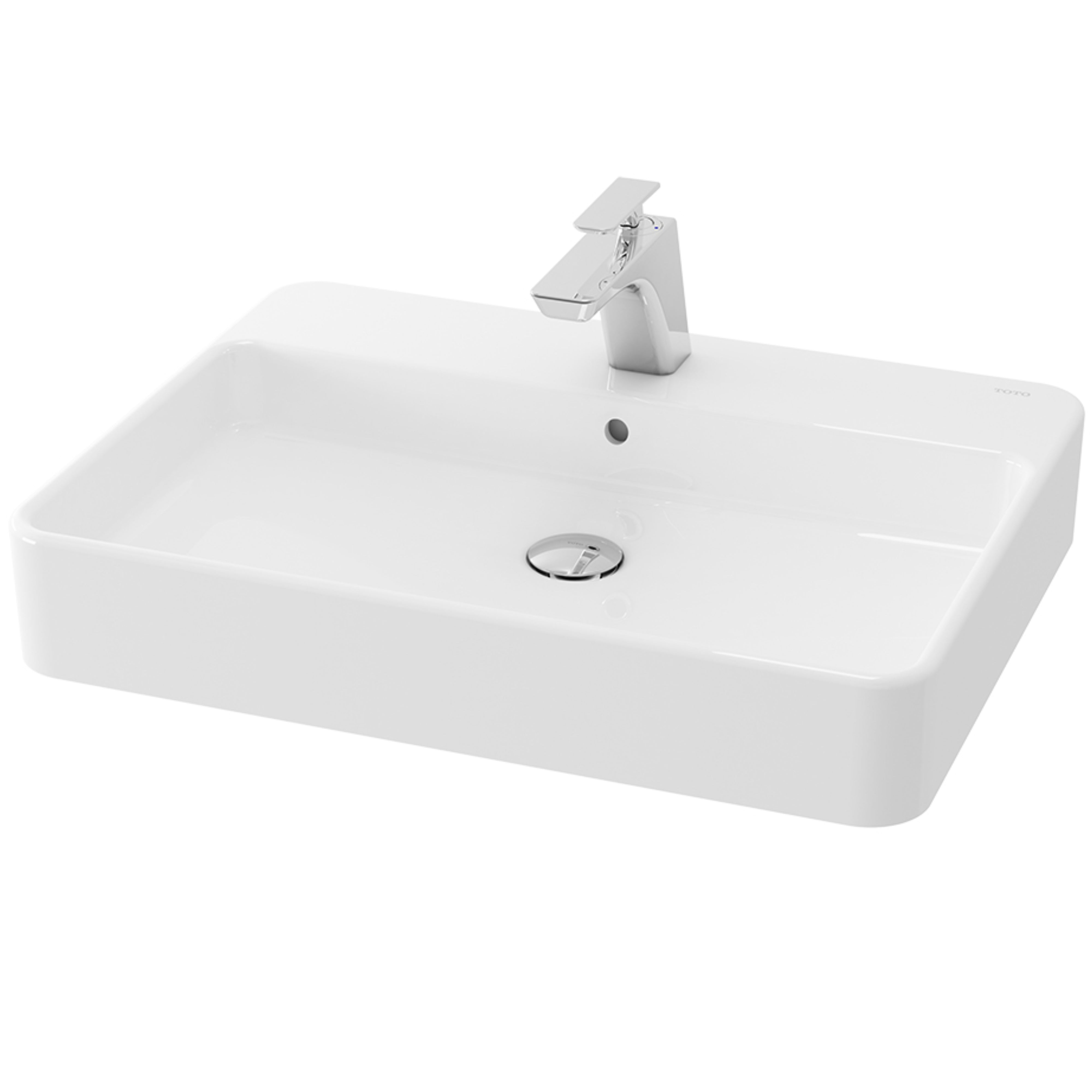 TOTO CONSOLE LAVATORY WITH BRACKET WHITE 605MM