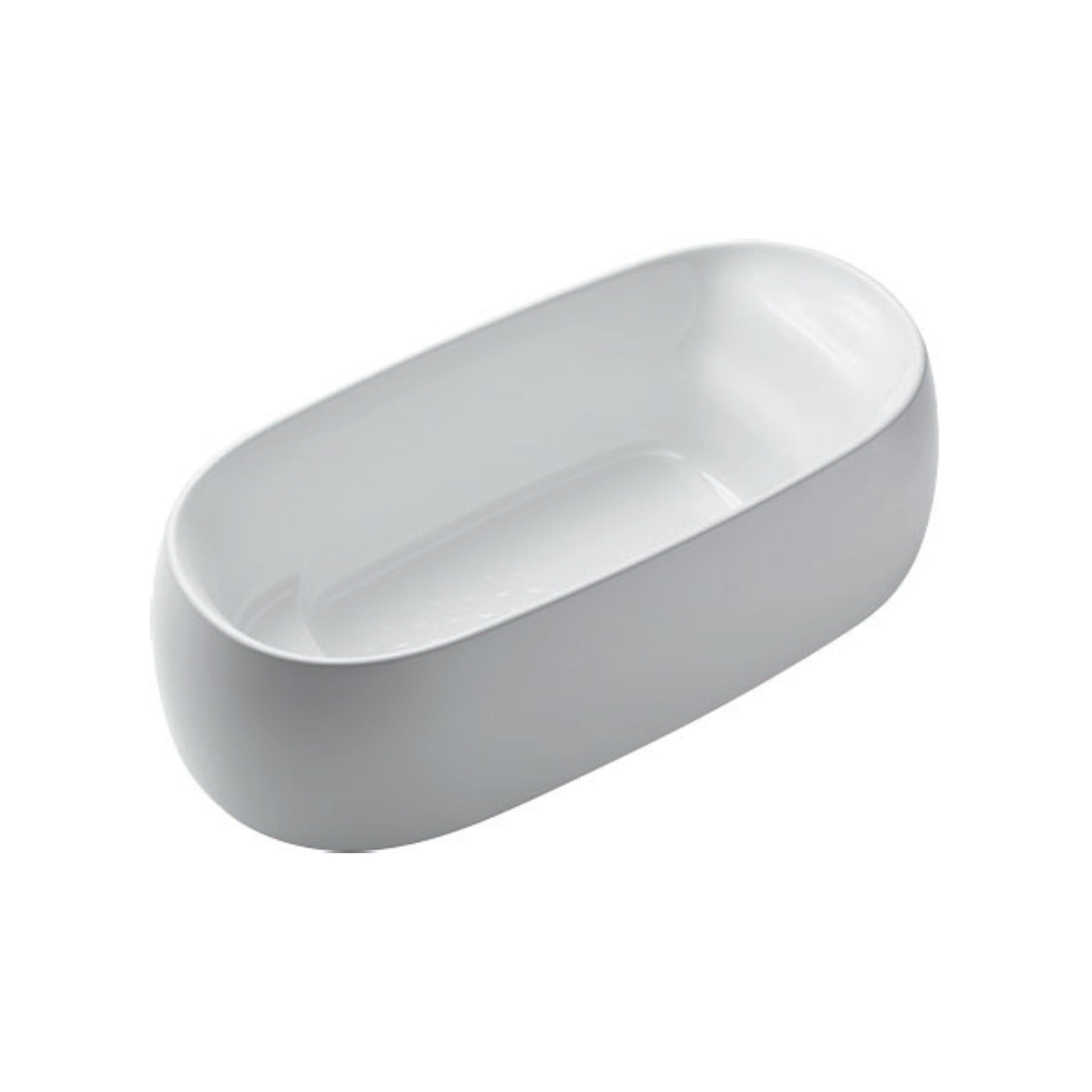 TOTO GALALATO MARBLE OVAL FREESTANDING BATHTUB WITHOUT HANDGRIP MATTE WHITE 1695MM
