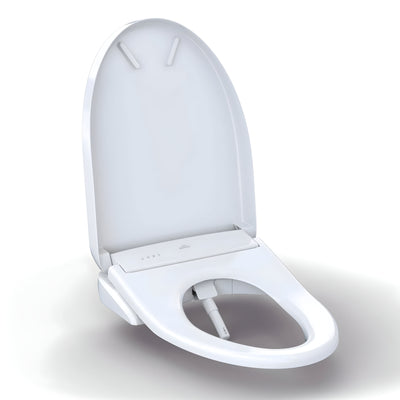 TOTO S7 WASHLET WITH REMOTE CONTROL AND AUTOLID ELONGATED GLOSS WHITE