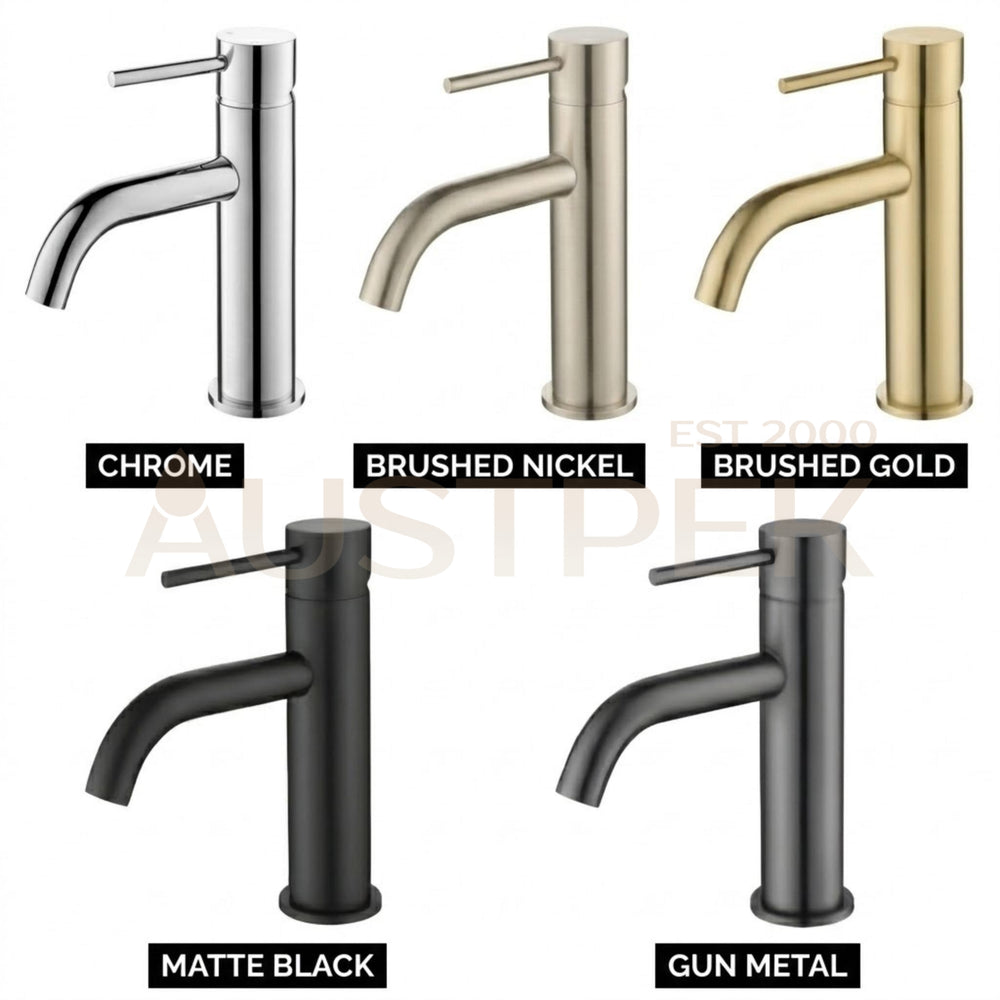 VITO BASIN MIXER WITH CURVED SPOUT CHROME