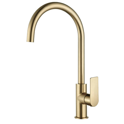 VITO KITCHEN SINK MIXER 377MM BRUSHED GOLD