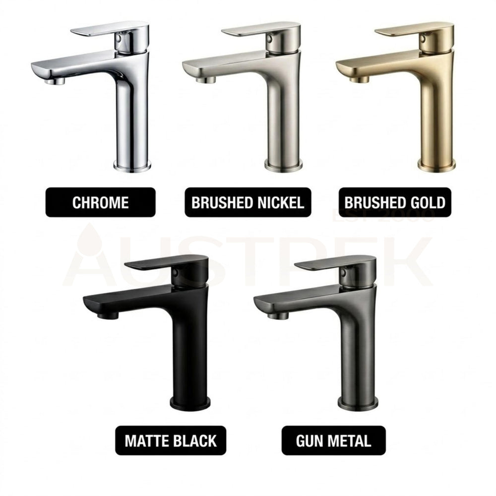 VITO BASIN MIXER WITH FLAT SPOUT CHROME