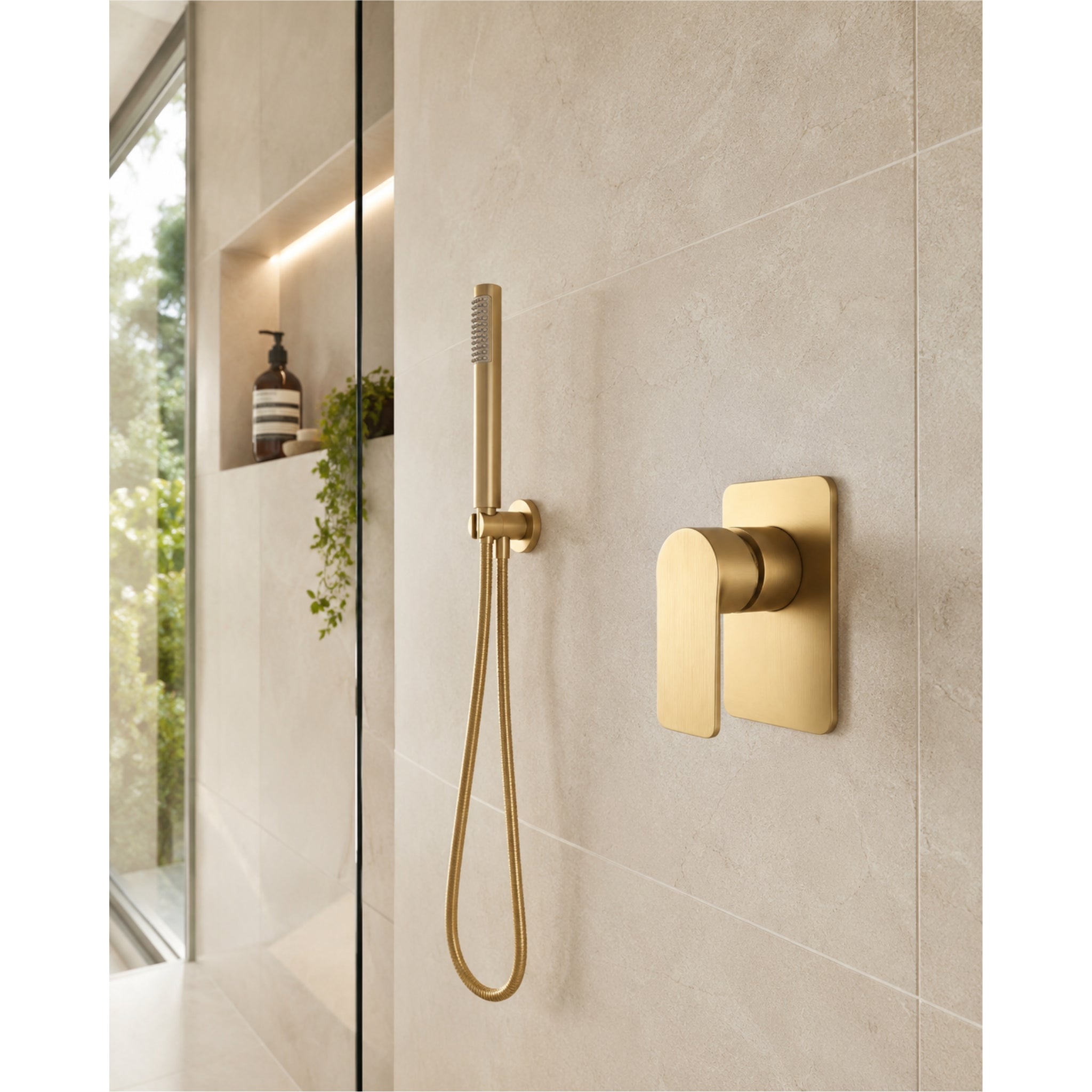 VITO WALL MIXER BRUSHED GOLD
