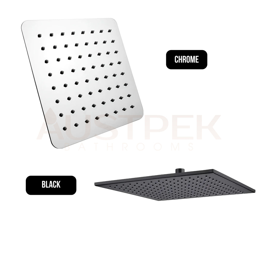 INSPIRE STAINLESS SHOWER HEAD SQUARE 300MM CHROME