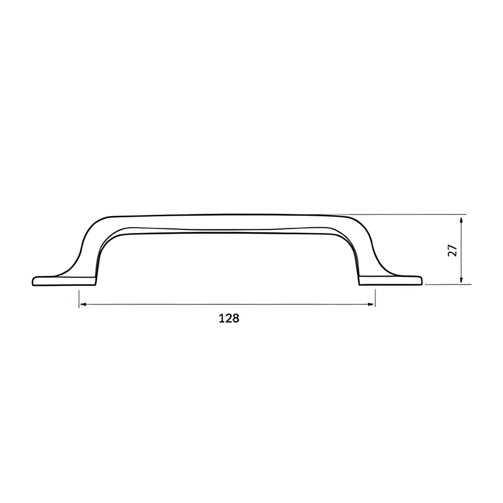 TURNER HASTINGS TUTTO CABINET HANDLE BRUSHED BRASS (MULTIPLE SIZES AVAILABLE)