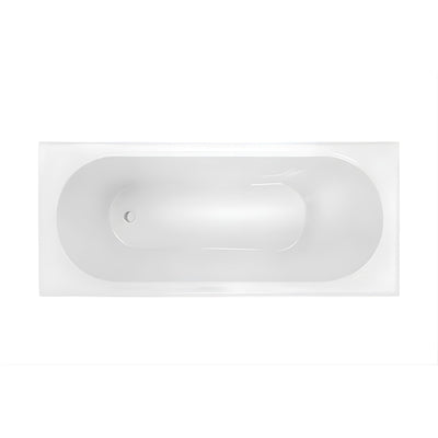 DECINA TURIN INSET BATH GLOSS WHITE (AVAILABLE IN 1520MM, 1665MM AND 1790MM)