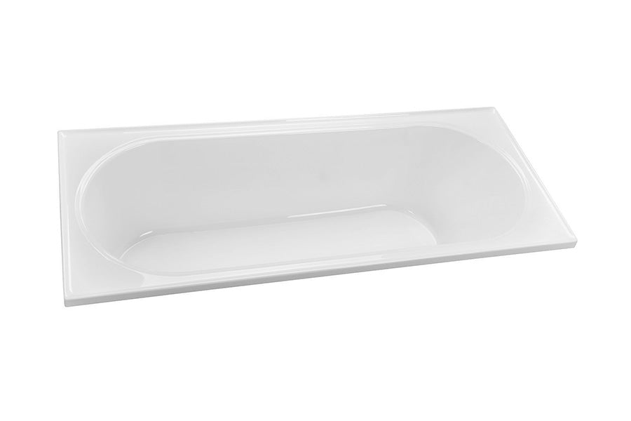 DECINA TURIN INSET BATH GLOSS WHITE (AVAILABLE IN 1520MM, 1665MM AND 1790MM)