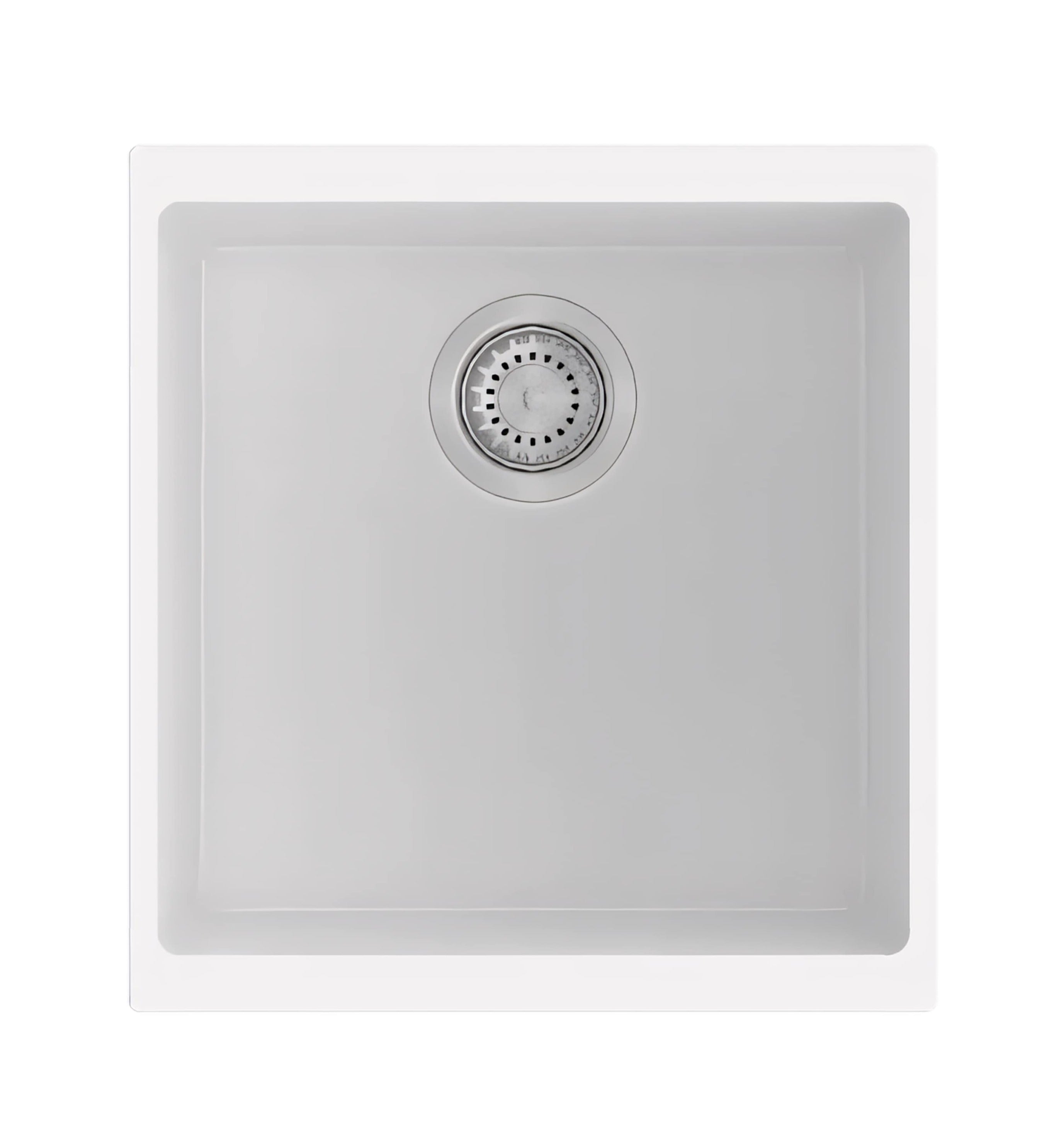 AQUAPERLA CARYSIL SINGLE BOWL SINK BLACK GRANITE 430MM