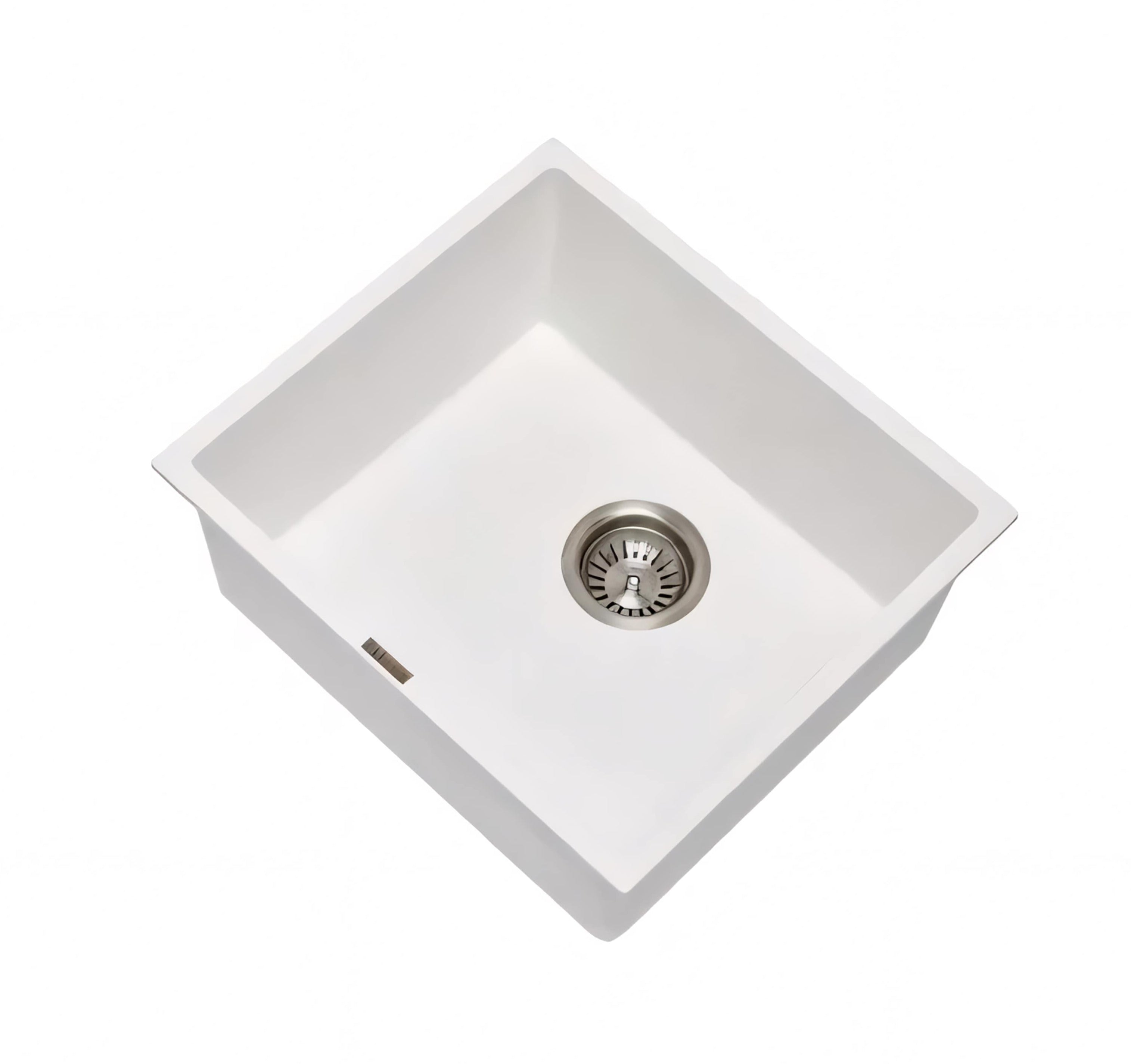 AQUAPERLA CARYSIL SINGLE BOWL GRANITE STONE KITCHEN SINK BLACK 457MM