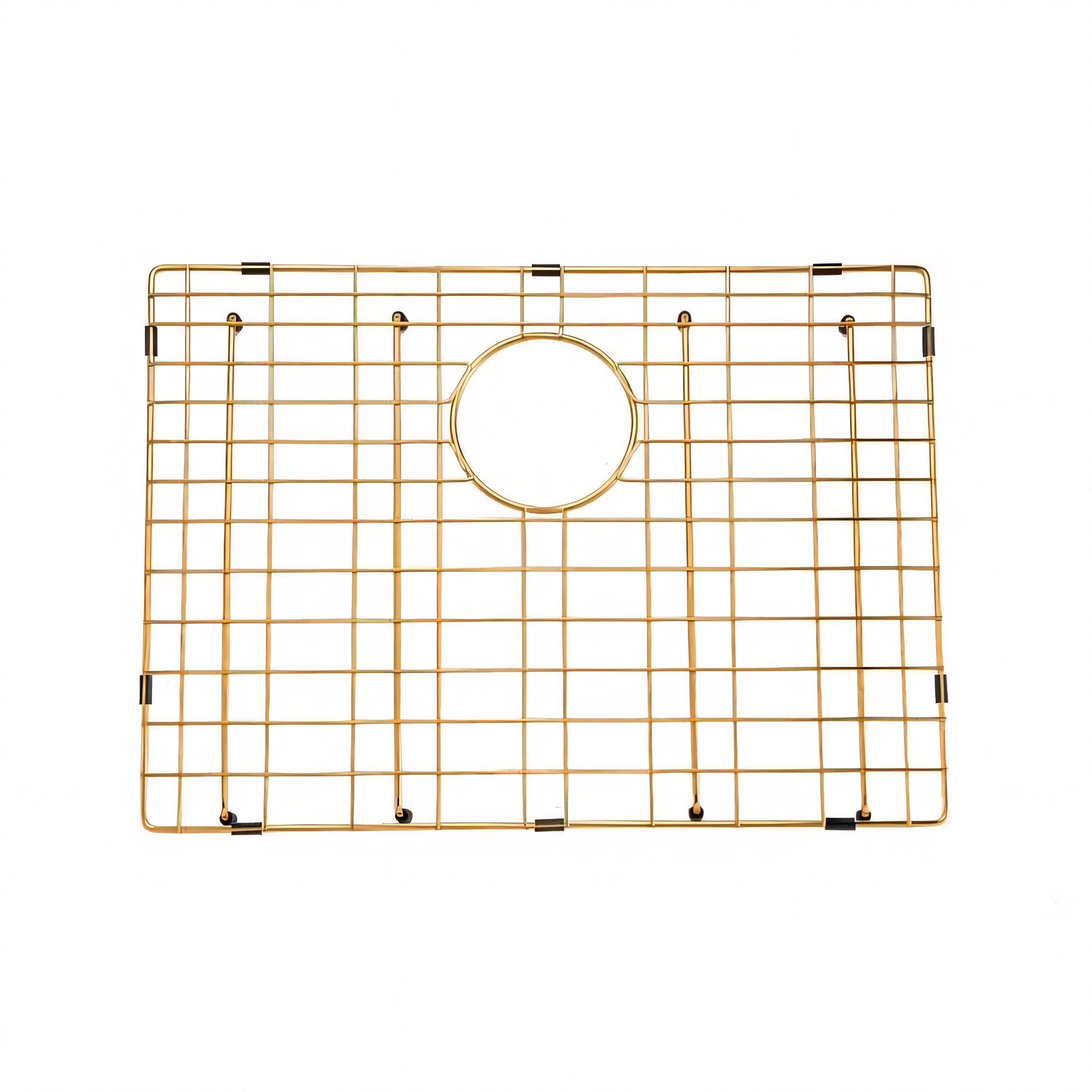 AQUAPERLA T304 HANDMADE SINGLE BOWL LAUNDRY SINK BRUSHED GOLD 600MM