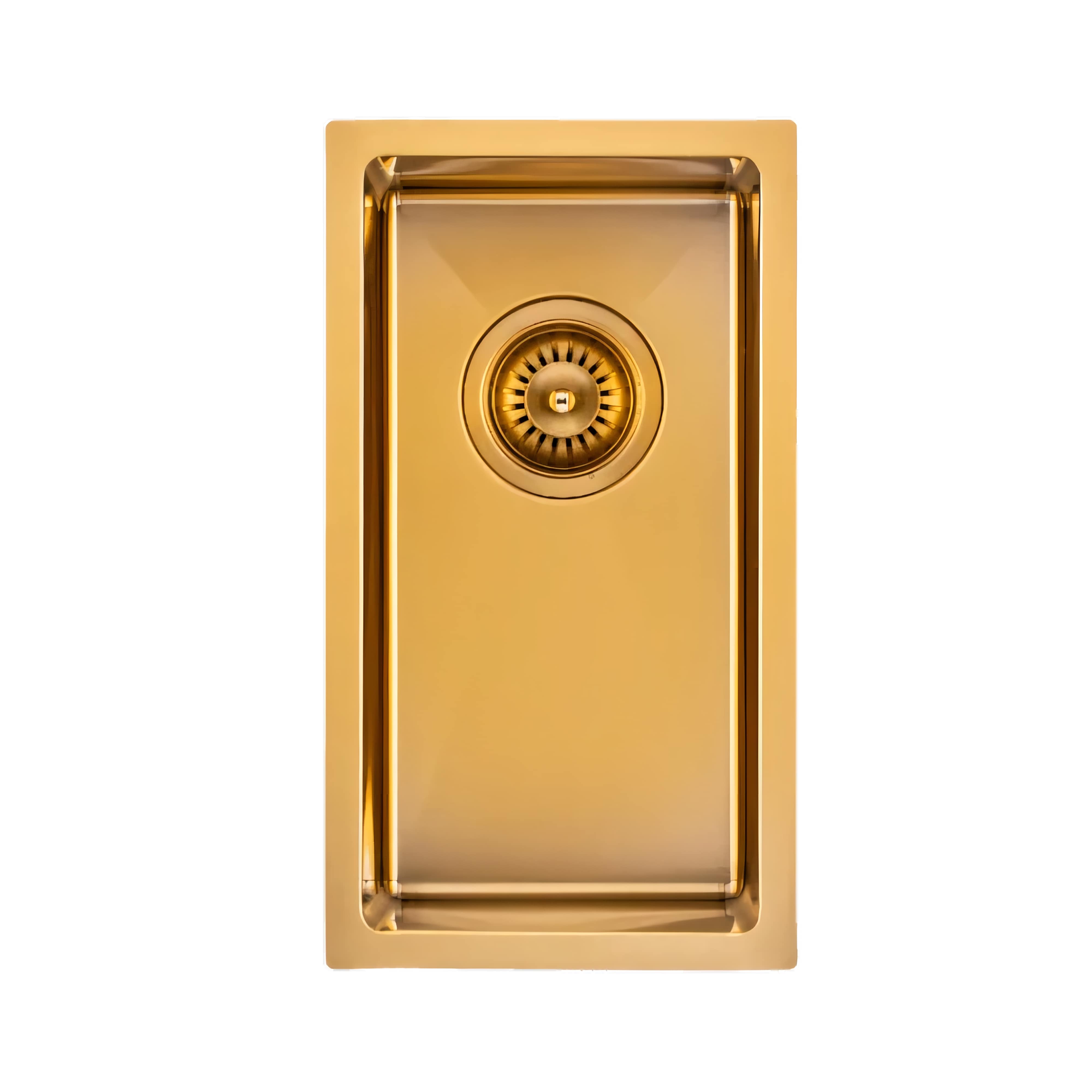 AQUAPERLA T304 HANDMADE SINGLE BOWL SINK STAINLESS STEEL 250MM