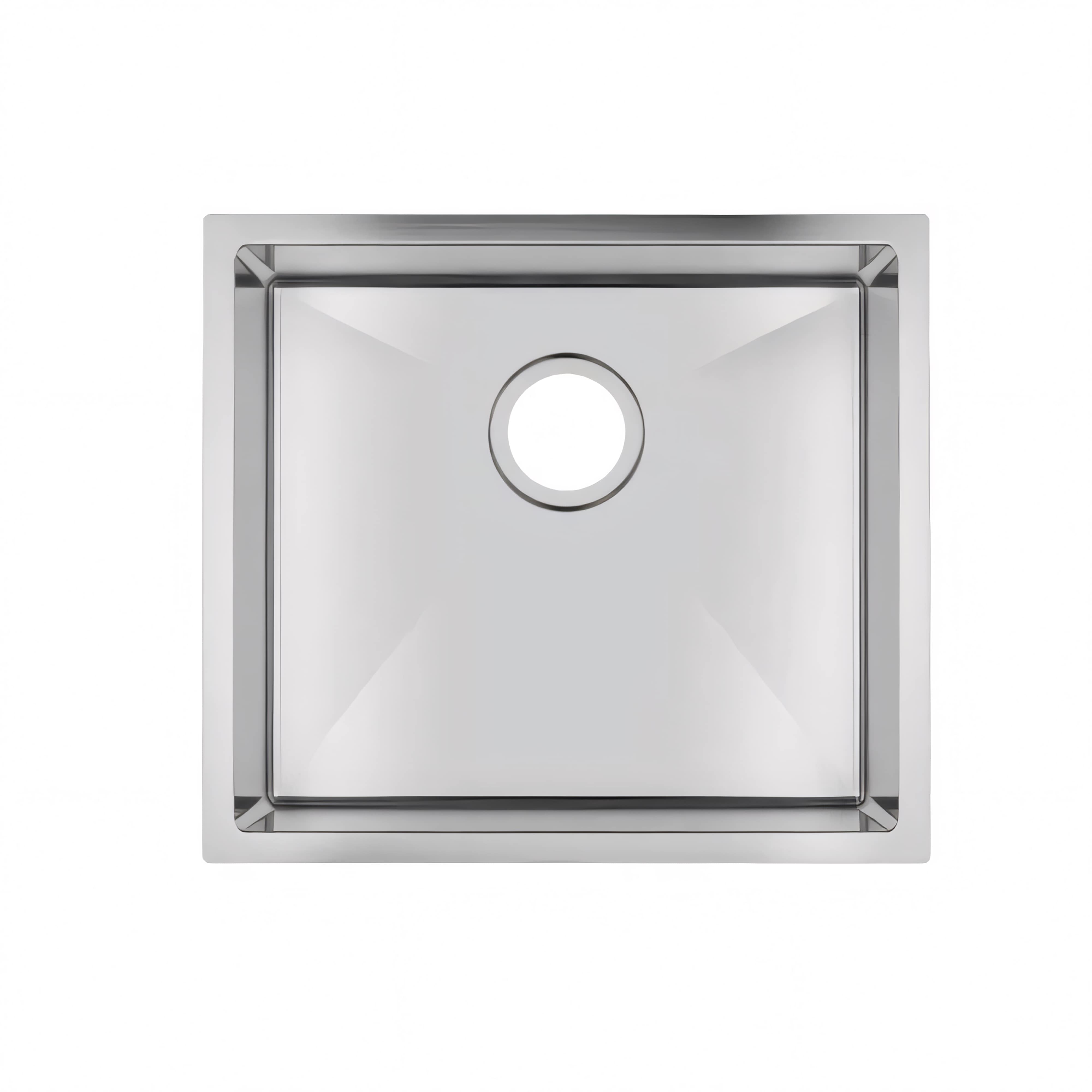 AQUAPERLA T304 STAINLESS STEEL SINGLE BOWL LAUNDRY SINK 490MM