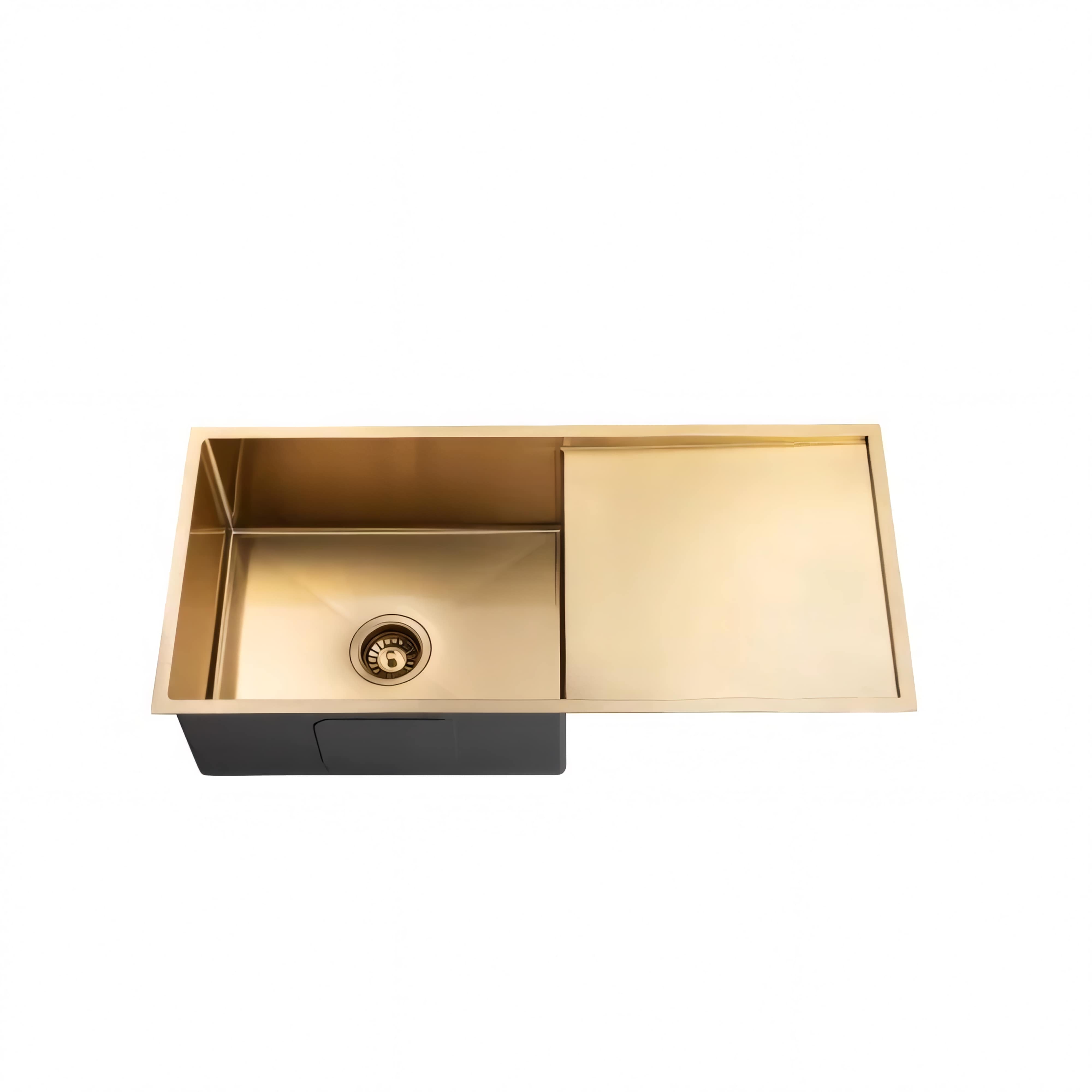 AQUAPERLA T304 TOP/UNDERMOUNT SINGLE BOWL HANDMADE SINK STAINLESS STEEL 960MM