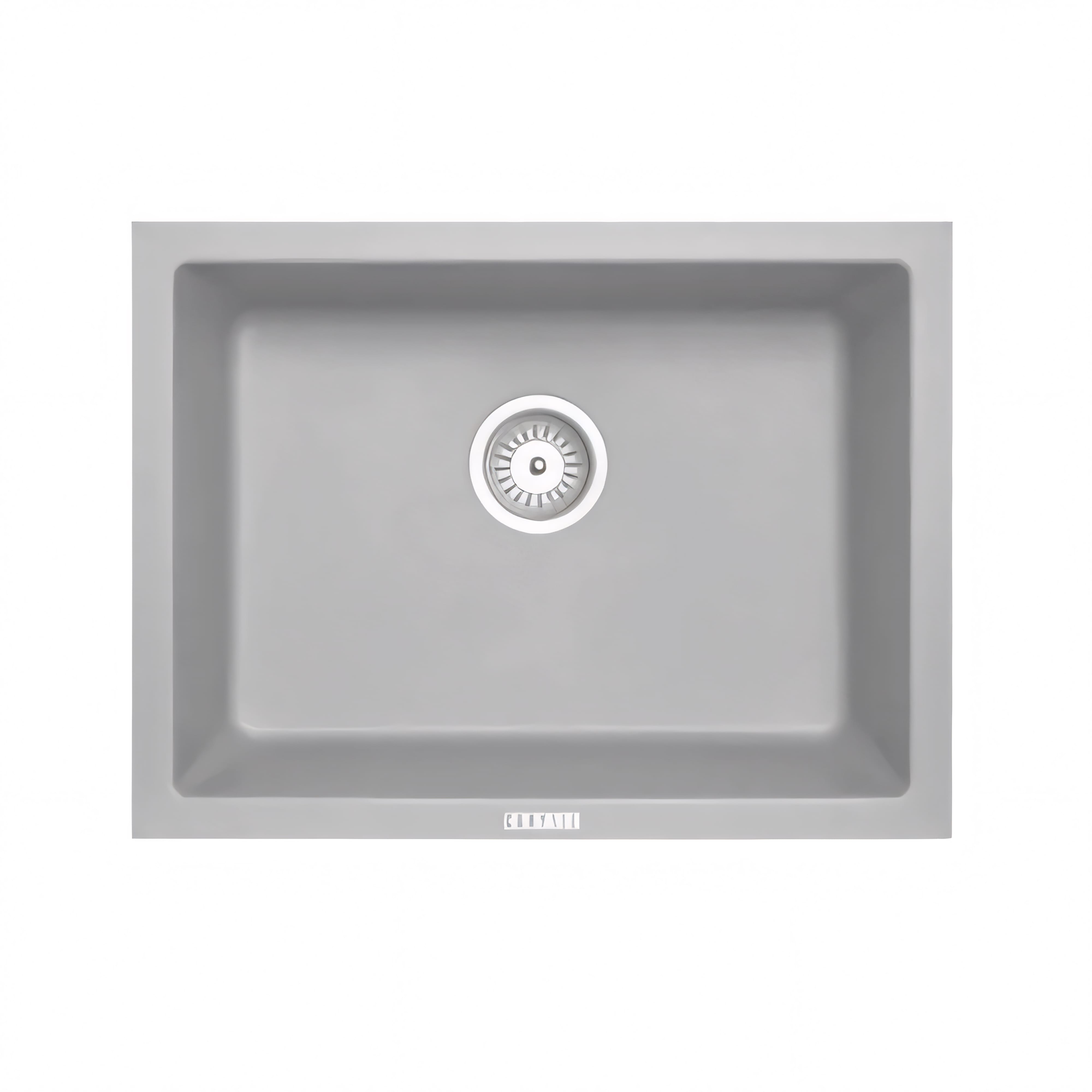 AQUAPERLA CARYSIL SINGLE BIG BOWL GRANITE KITCHEN SINK BLACK 610MM