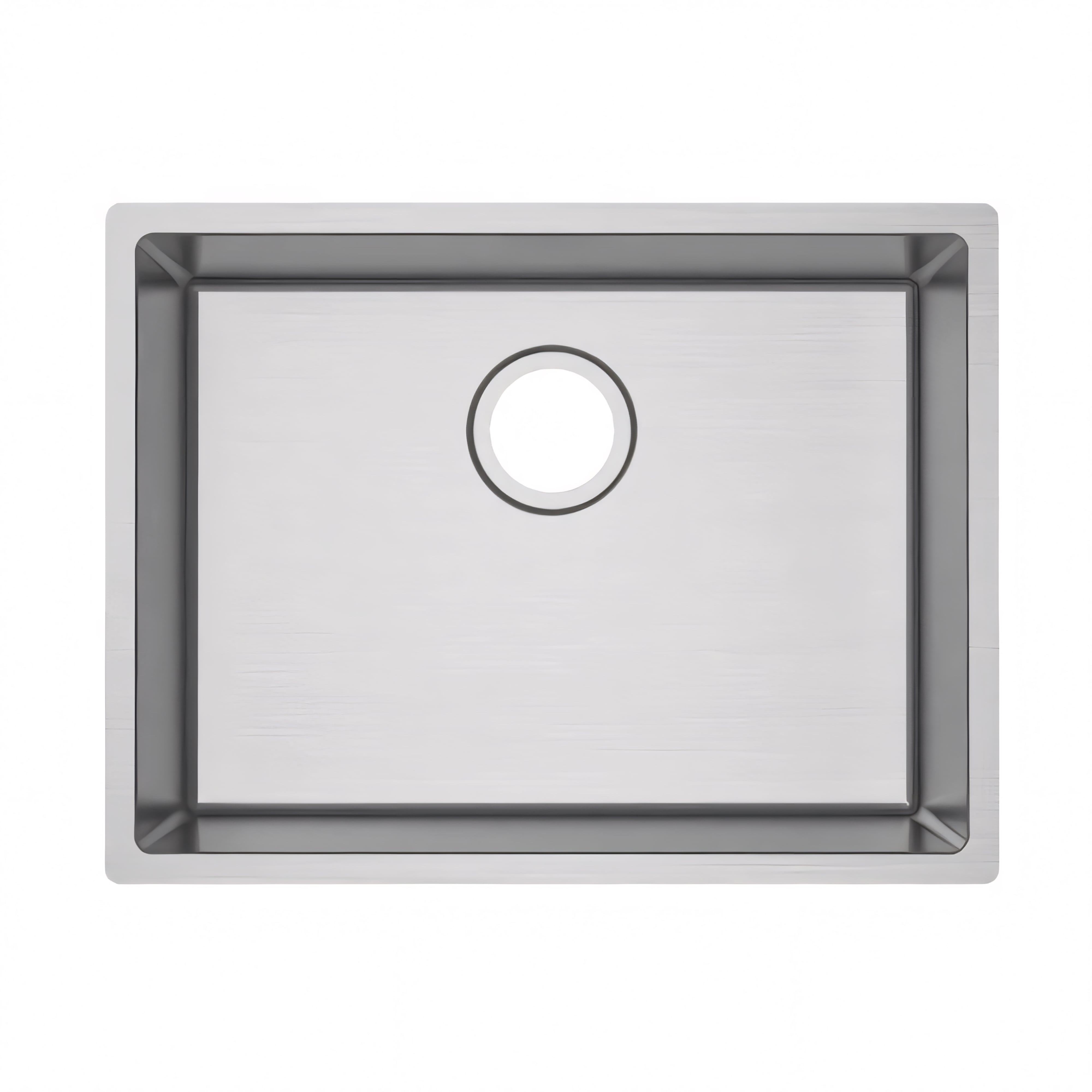 AQUAPERLA T304 HANDMADE SINGLE BOWL KITCHEN SINK STAINLESS STEEL 586MM