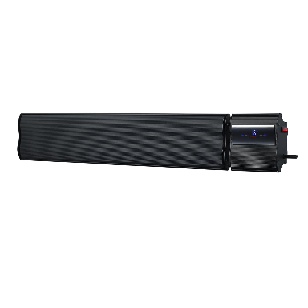 THERMOGROUP LOTUS 1200W LONG WAVE OUTDOOR HEATER BLACK 940MM