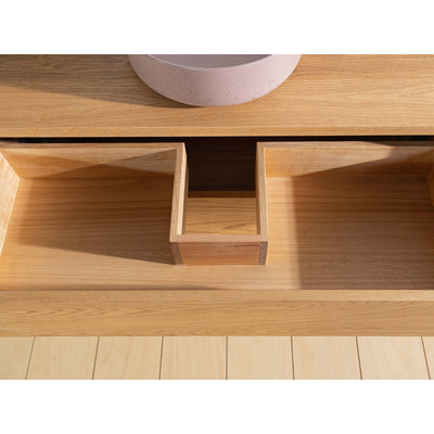 JR BESPOKE TIERRA SOLID TIMBER CUSTOM WALL HUNG VANITY (ALL SIZING)