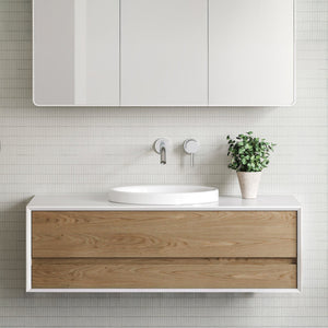 TIMBERLINE COAST INSET BASIN GLOSS WHITE 495MM