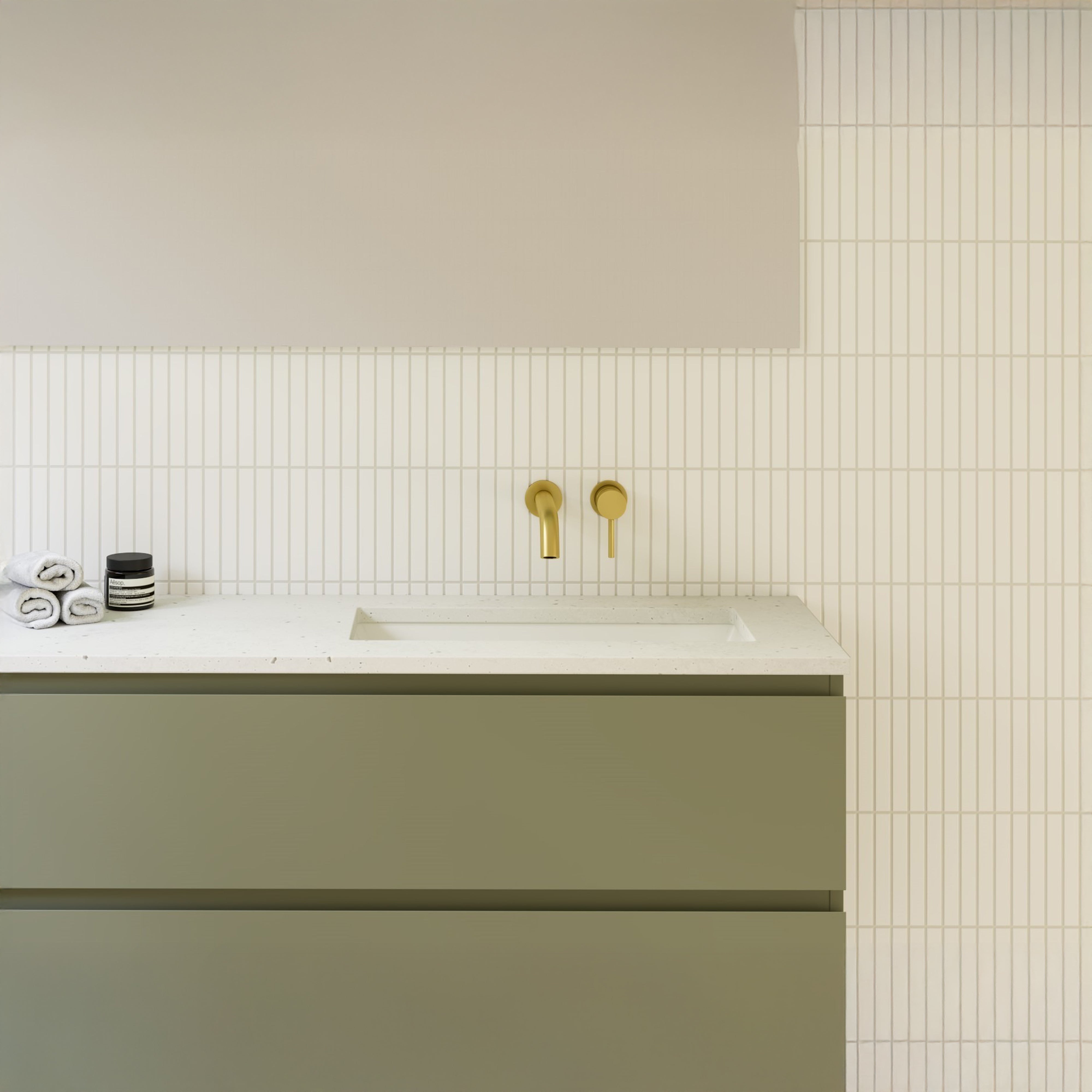 TIMBERLINE RUBY UNDER COUNTER BASIN GLOSS WHITE 530MM