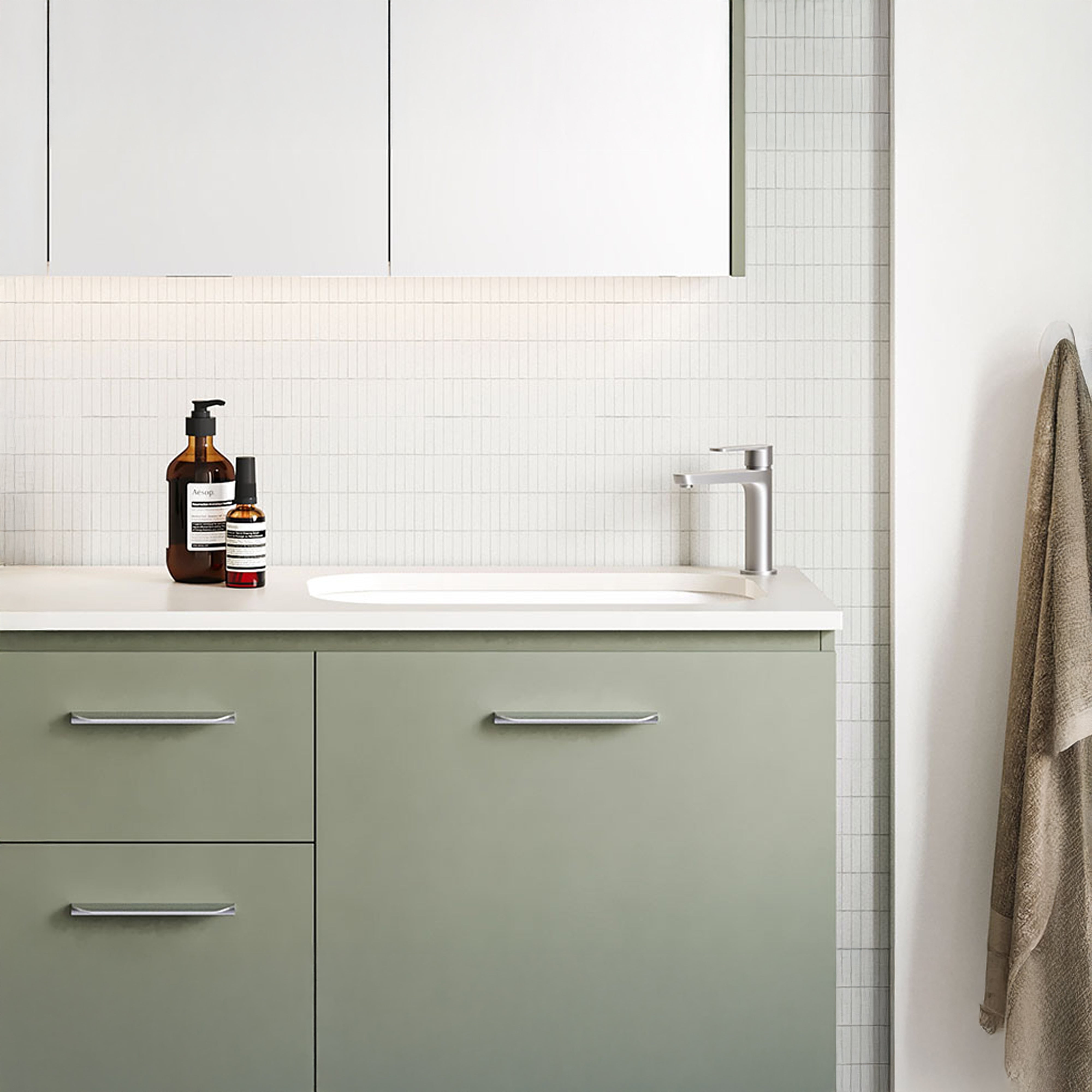 TIMBERLINE BODHI UNDER COUNTER BASIN GLOSS WHITE 540MM