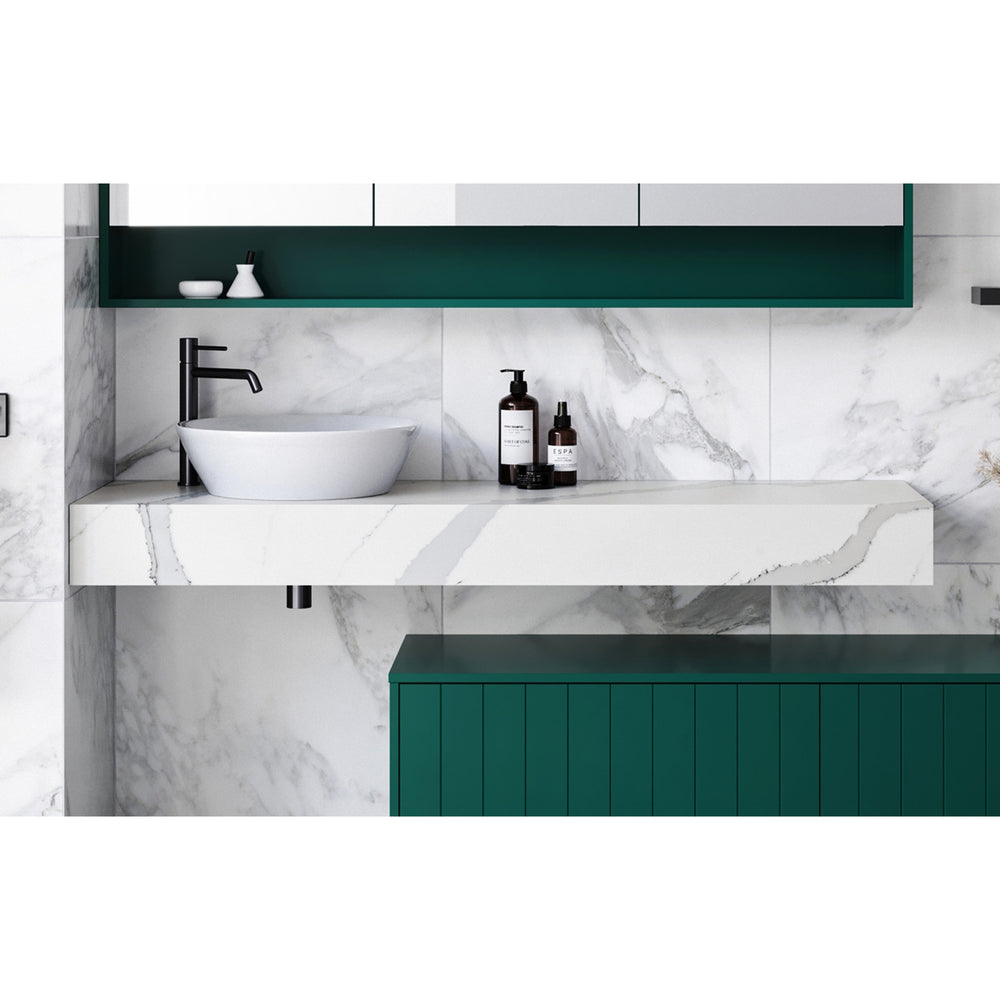 TIMBERLINE SILKSURFACE ALBASTERA DOUBLE BOWL VANITY TOP
