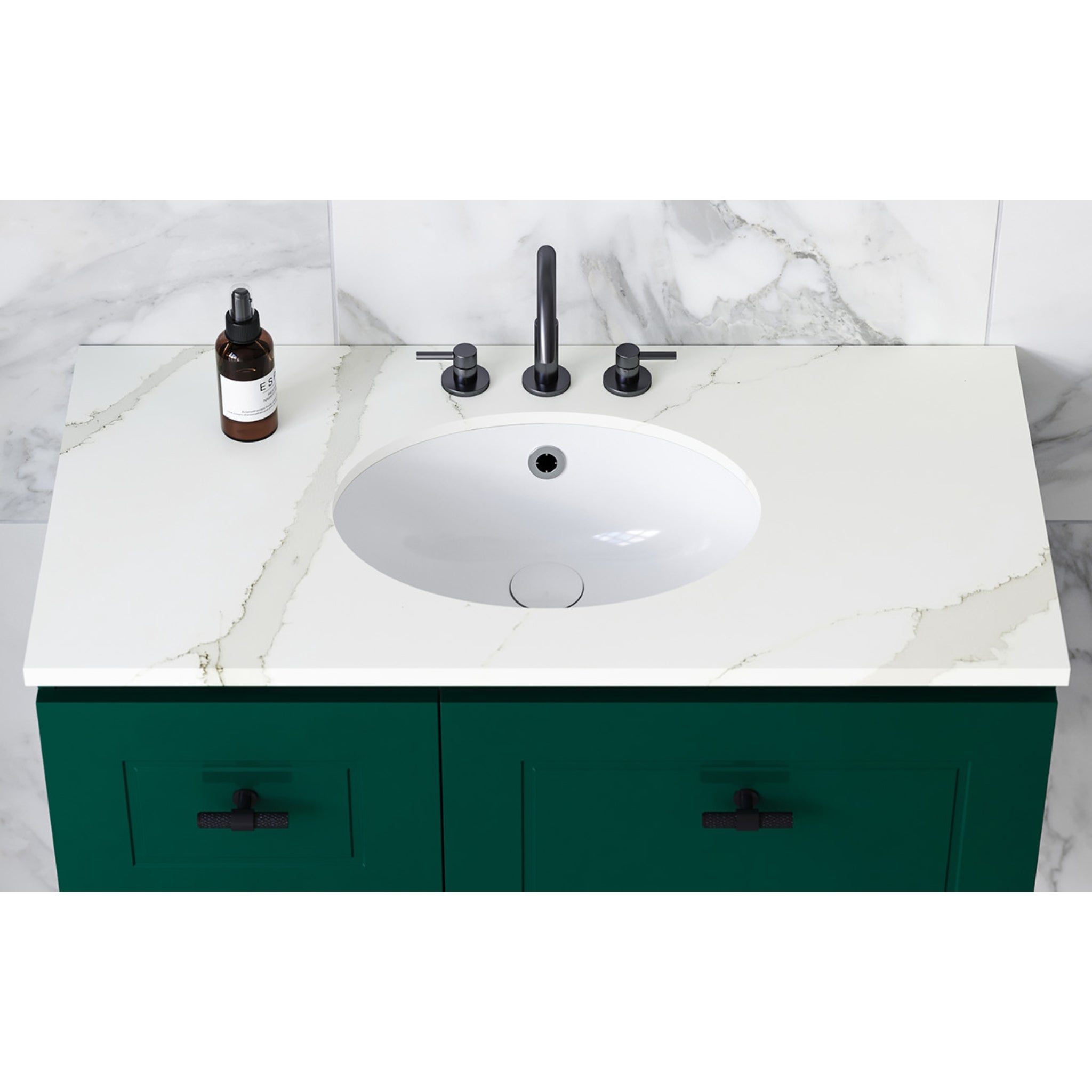 TIMBERLINE SILKSURFACE ALBASTERA SINGLE BOWL VANITY TOP