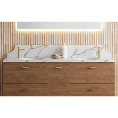 TIMBERLINE SILKSURFACE LUSTRA SILK DOUBLE BOWL VANITY TOP