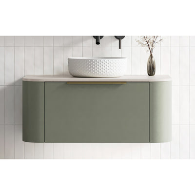 TIMBERLINE OLIVE SATIN CABINET SAMPLE