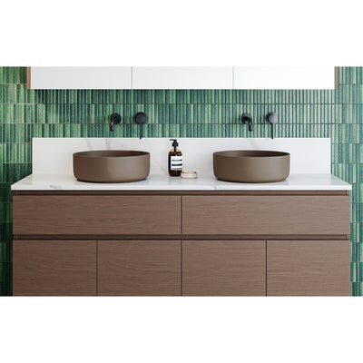 TIMBERLINE SILKSURFACE RIVERINA DOUBLE BOWL VANITY TOP