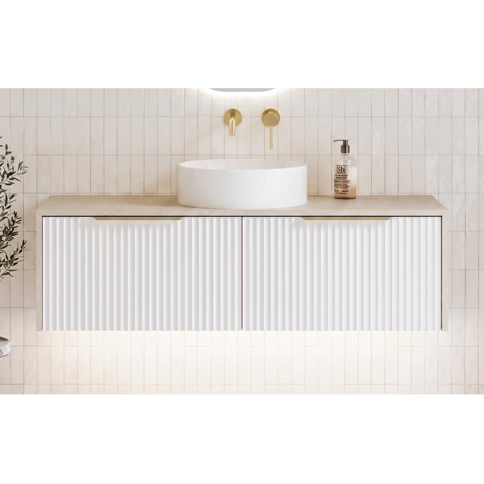 TIMBERLINE SILKSURFACE SANDORA SINGLE BOWL LAUNDRY LAMINATED SLAB TOP
