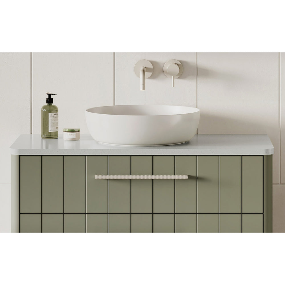 TIMBERLINE SILKSURFACE SILVERSNOW SINGLE BOWL VANITY TOP