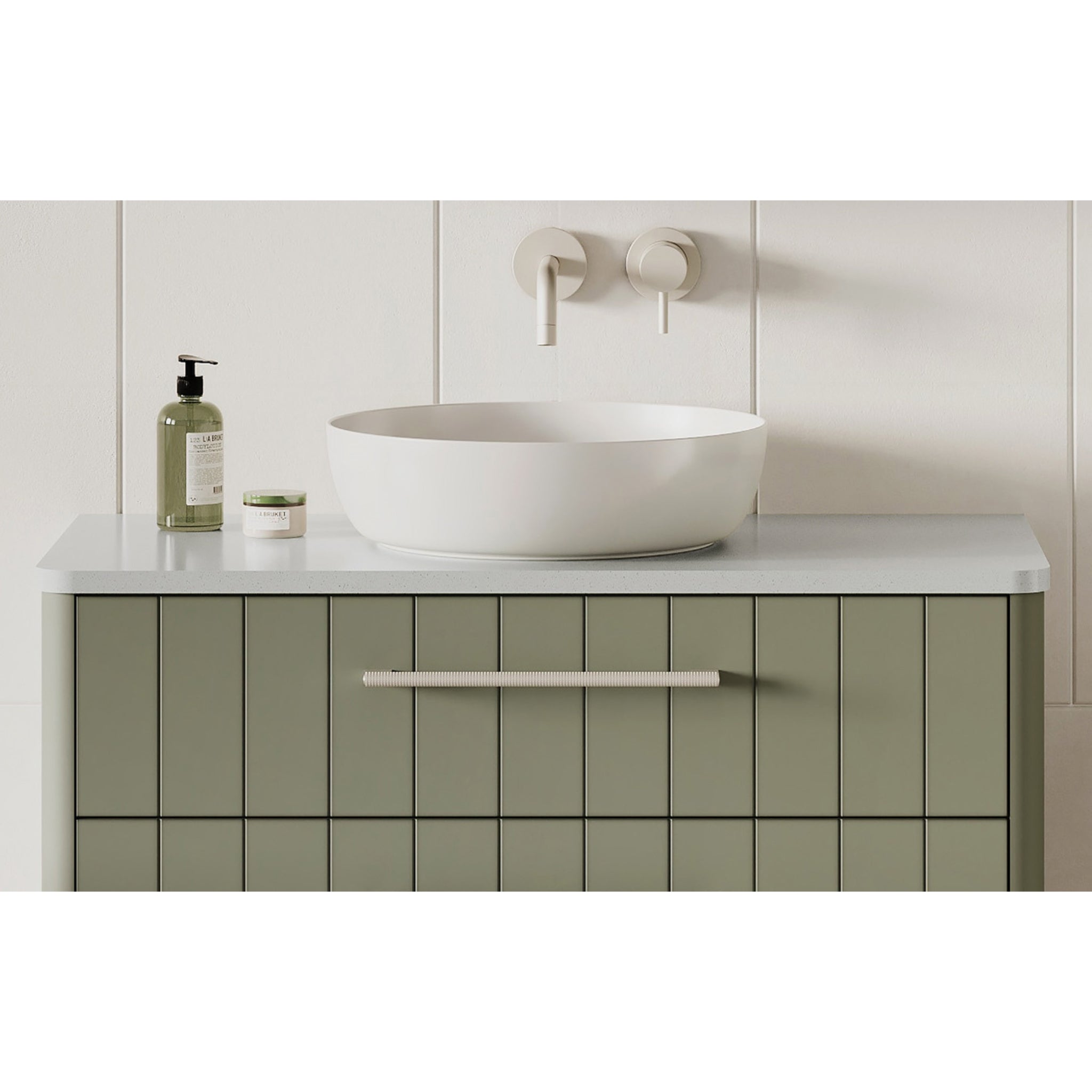 TIMBERLINE SILKSURFACE SILVERSNOW SINGLE BOWL VANITY TOP