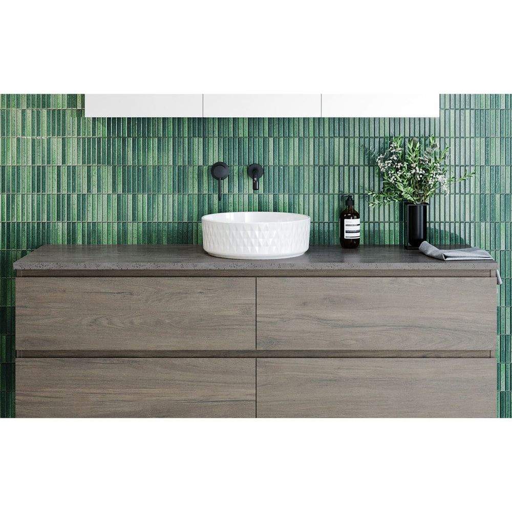 TIMBERLINE SILKSURFACE STORM CLOUD SINGLE BOWL VANITY TOP