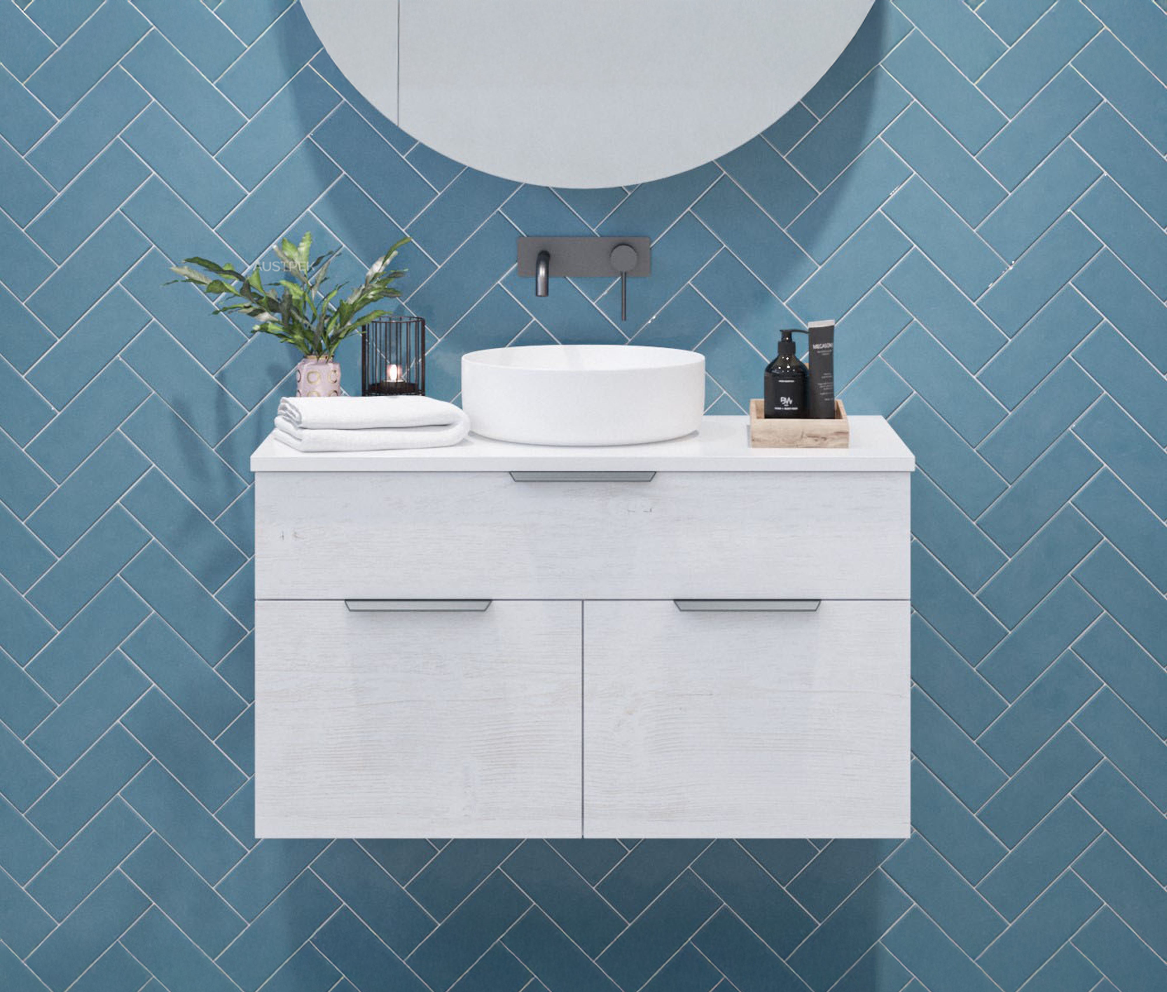 TIMBERLINE TAYLOR CUSTOM WALL HUNG VANITY (ALL SIZING)