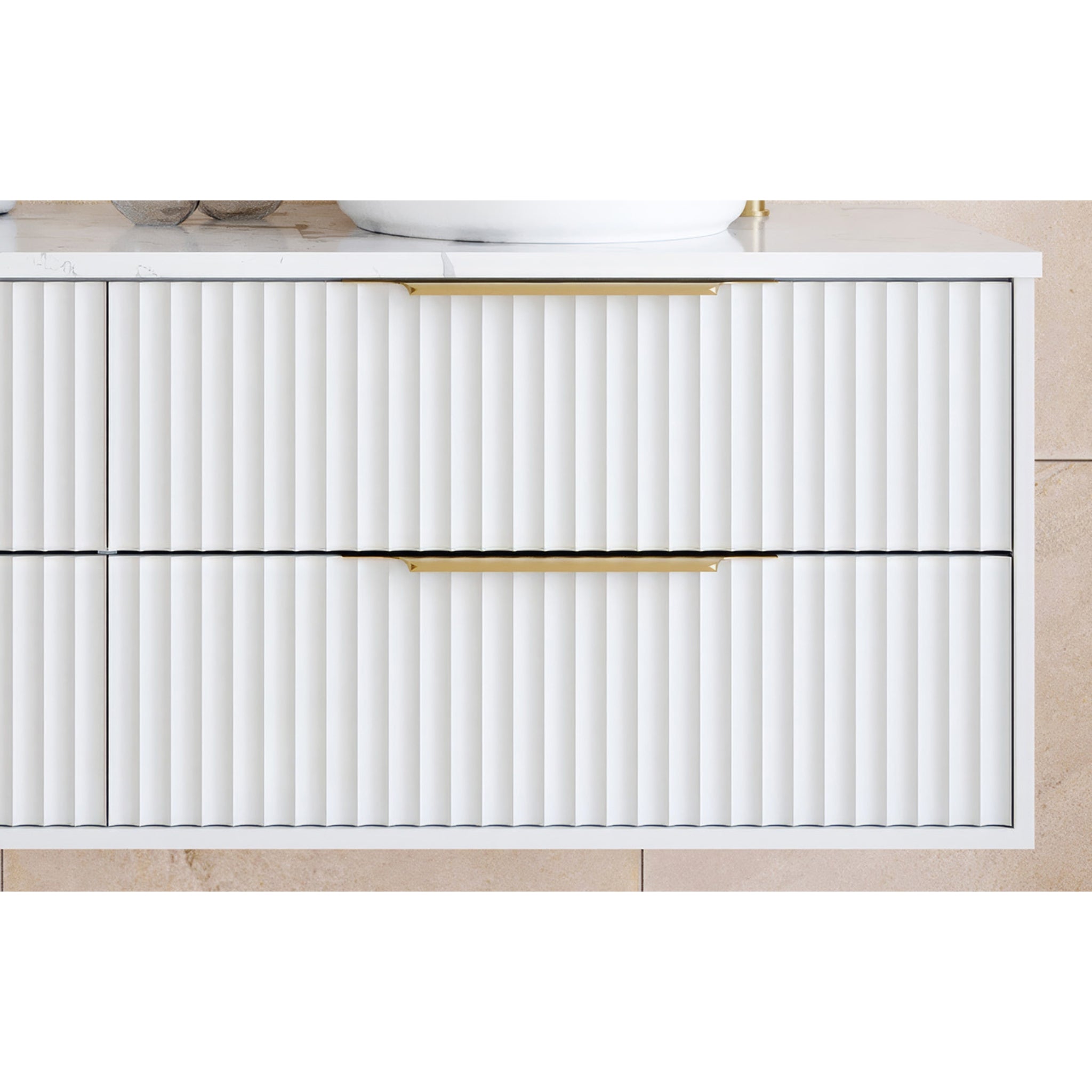 TIMBERLINE WHITE SATIN CABINET SAMPLE