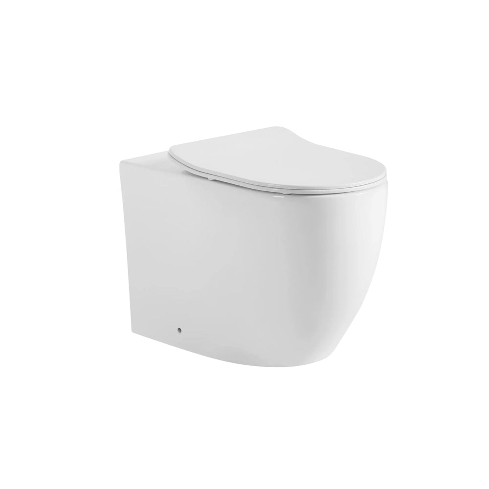 VITO VEX WALL FACED TOILET PAN WITH R&T IN WALL CISTERN PACKAGE GLOSS WHITE